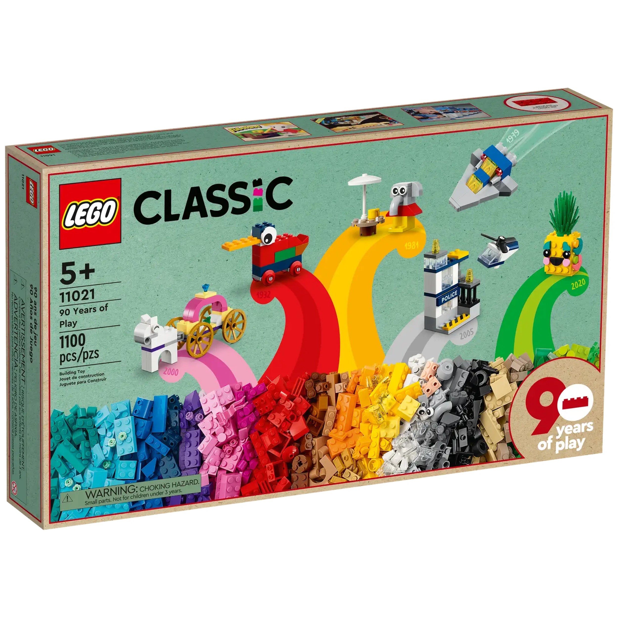 Lego - Classic - 90 Years of Play - Construction Set Toys