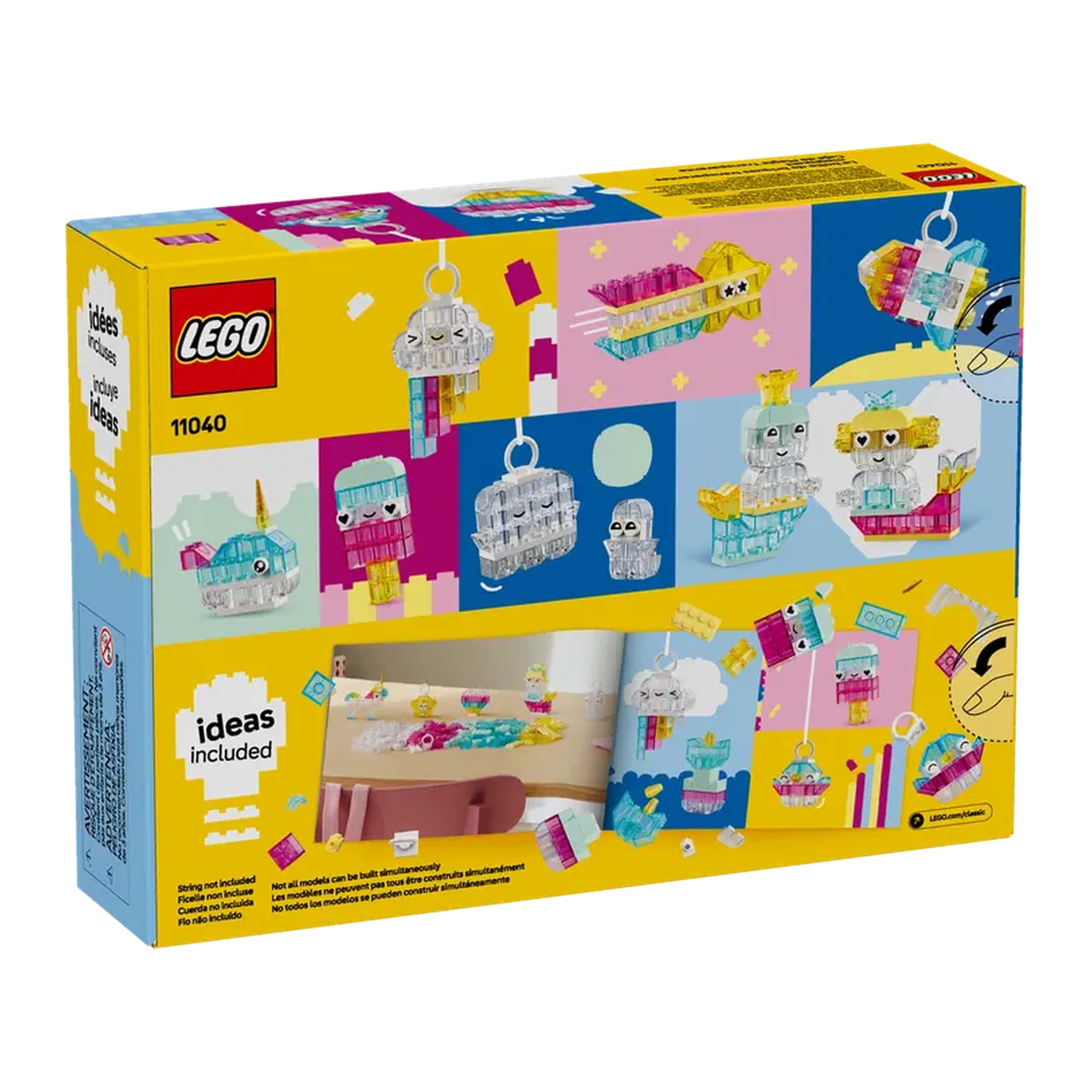 Lego - Classic - Magical Transparent Box - Construction Set Toys