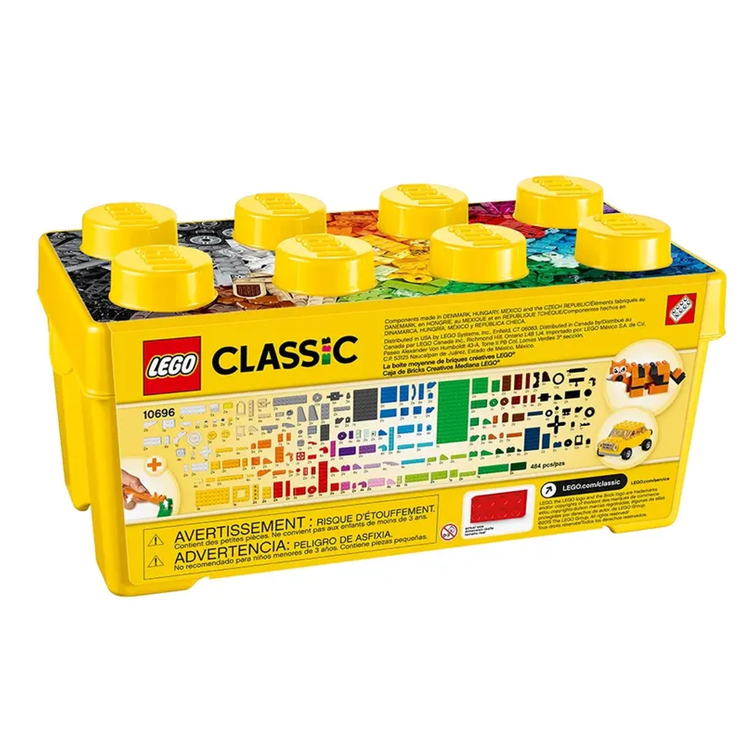 Lego - Classic - Medium Creative Brick Box - Construction Set Toys