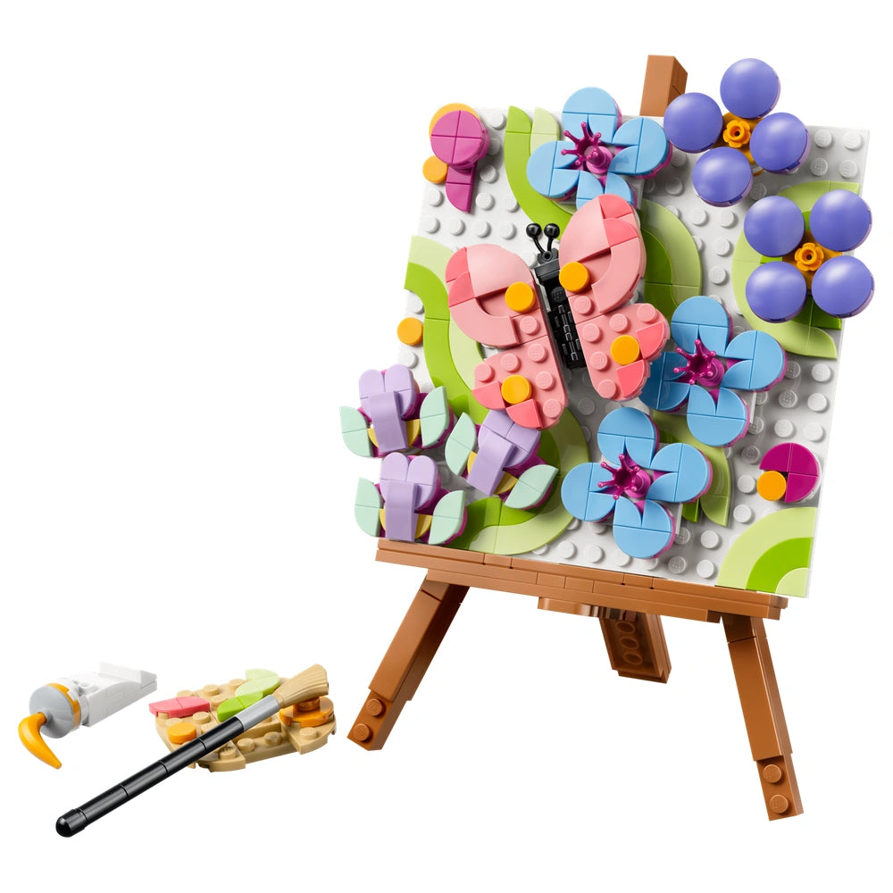 LEGO - Creator Floral Art Decor Painting - Constructiespeelgoed - 8+ - Creatief Spel - 72031390