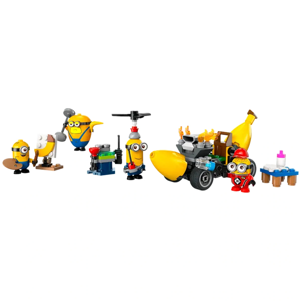 Lego - Gruwelijke Me - Minions en Bananenauto - Bouwset Speelgoed