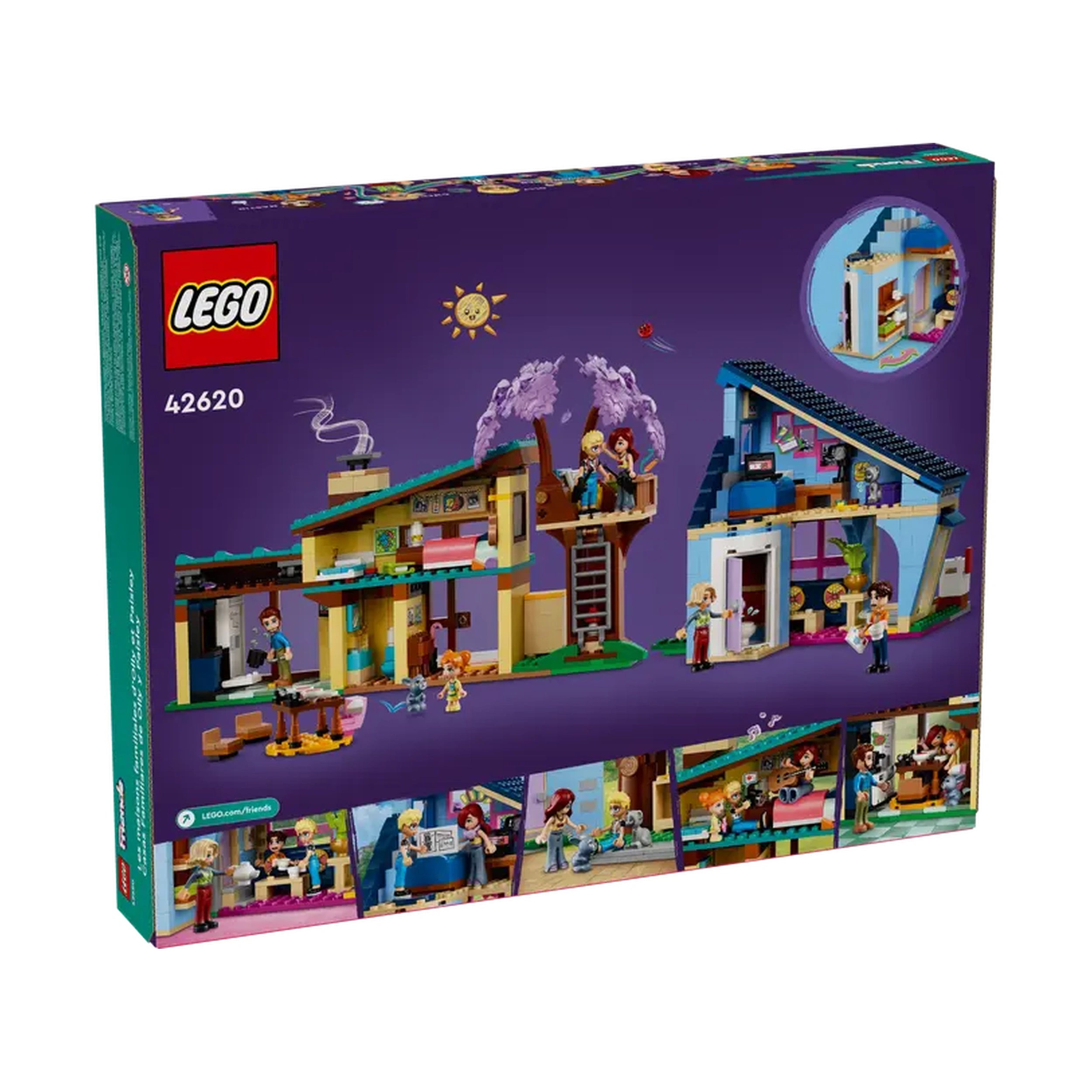 Lego - Friends - Olly en Paisley's Familiehuizen - Bouwset Speelgoed