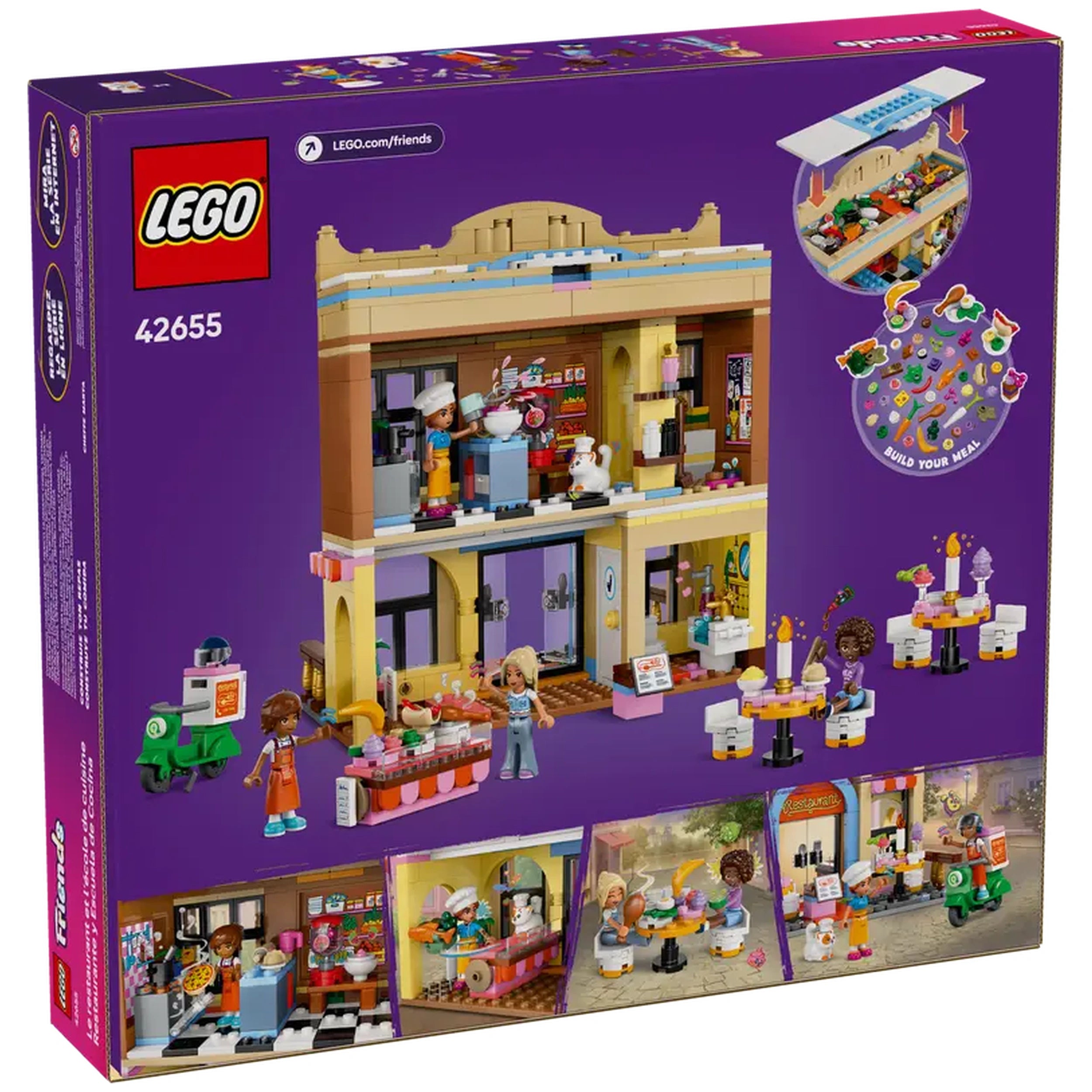 Lego - Friends - Restaurant and Cooking School - Construction Set Toys