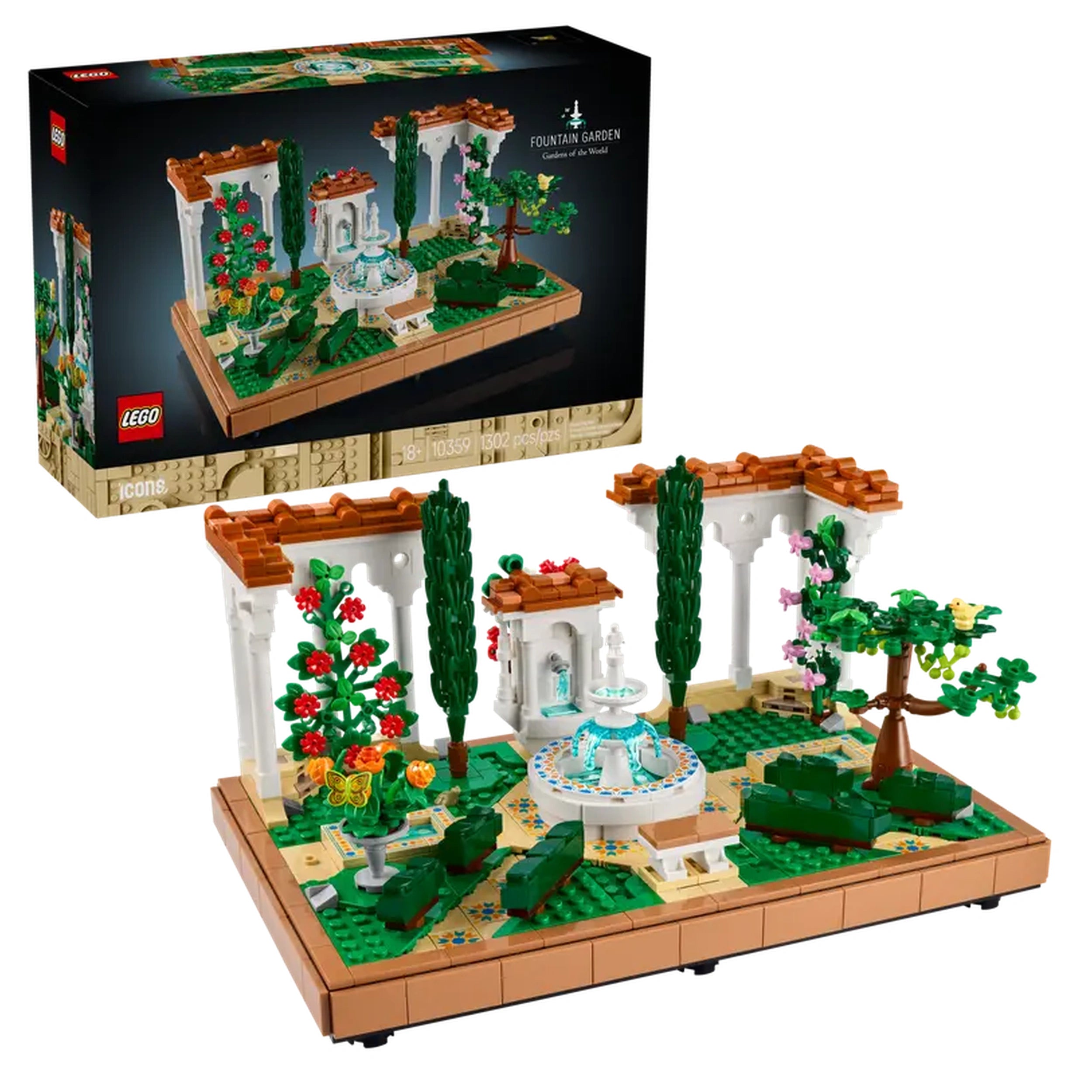 Lego - Icons - Fontein Tuin - Bouwset Speelgoed