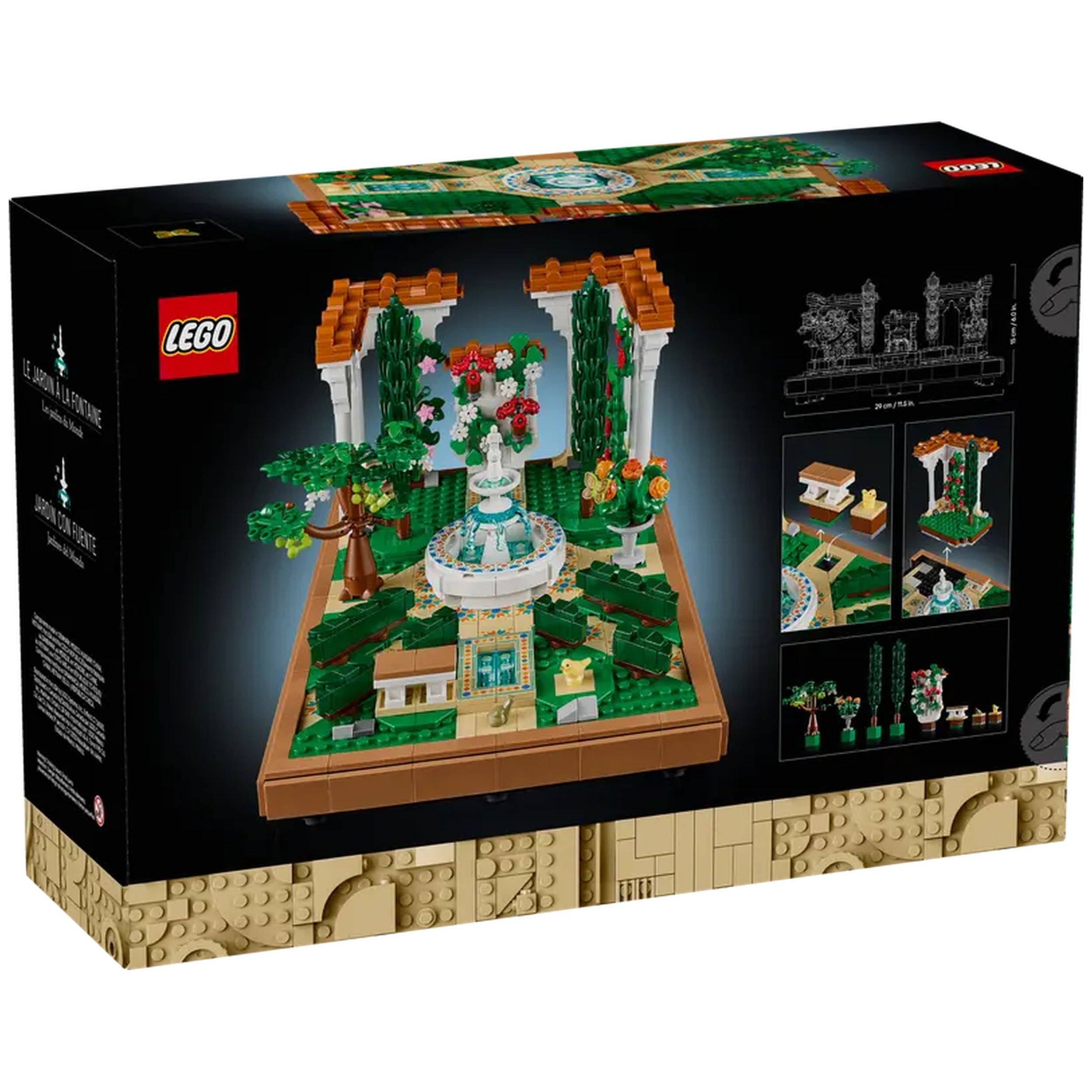 Lego - Icons - Fontein Tuin - Bouwset Speelgoed