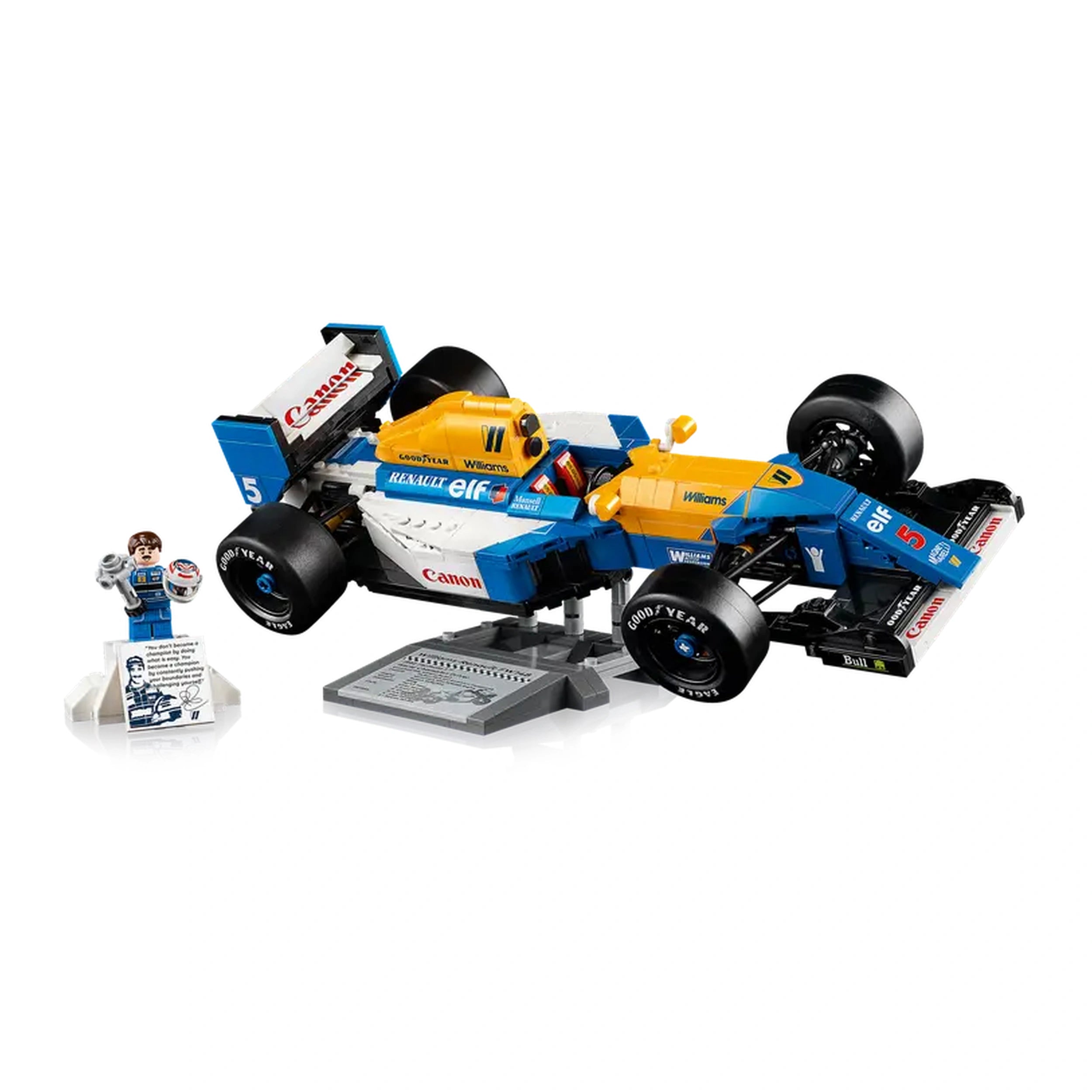 Lego - Icons - Williams Racing FW14B & Nigel Mansell - Construction Set Toys