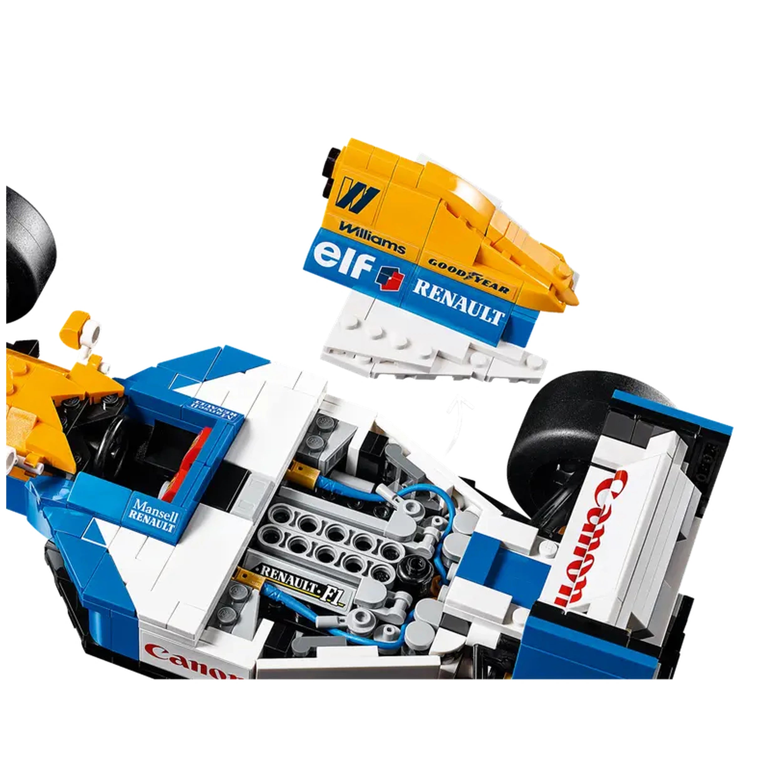 Lego - Icons - Williams Racing FW14B & Nigel Mansell - Construction Set Toys