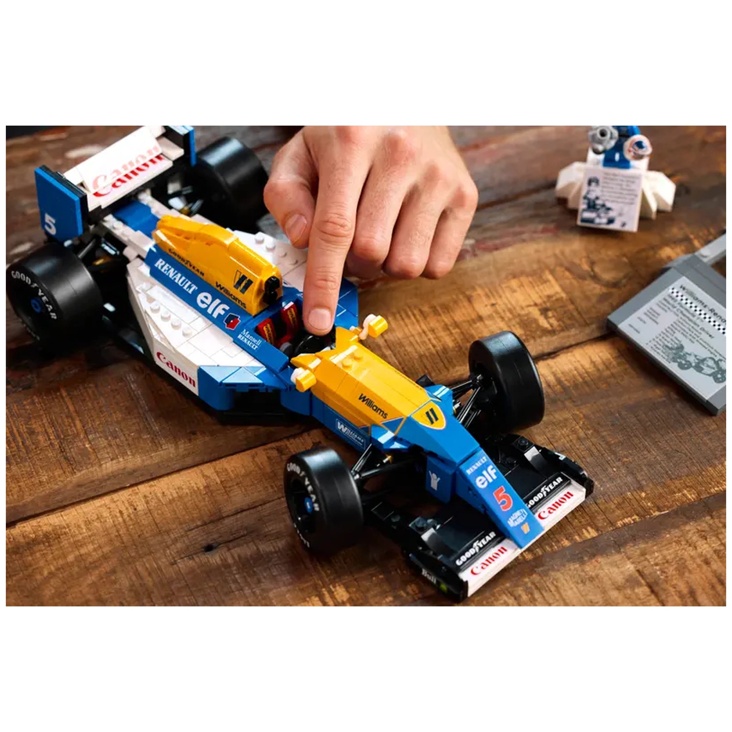 Lego - Icons - Williams Racing FW14B & Nigel Mansell - Construction Set Toys