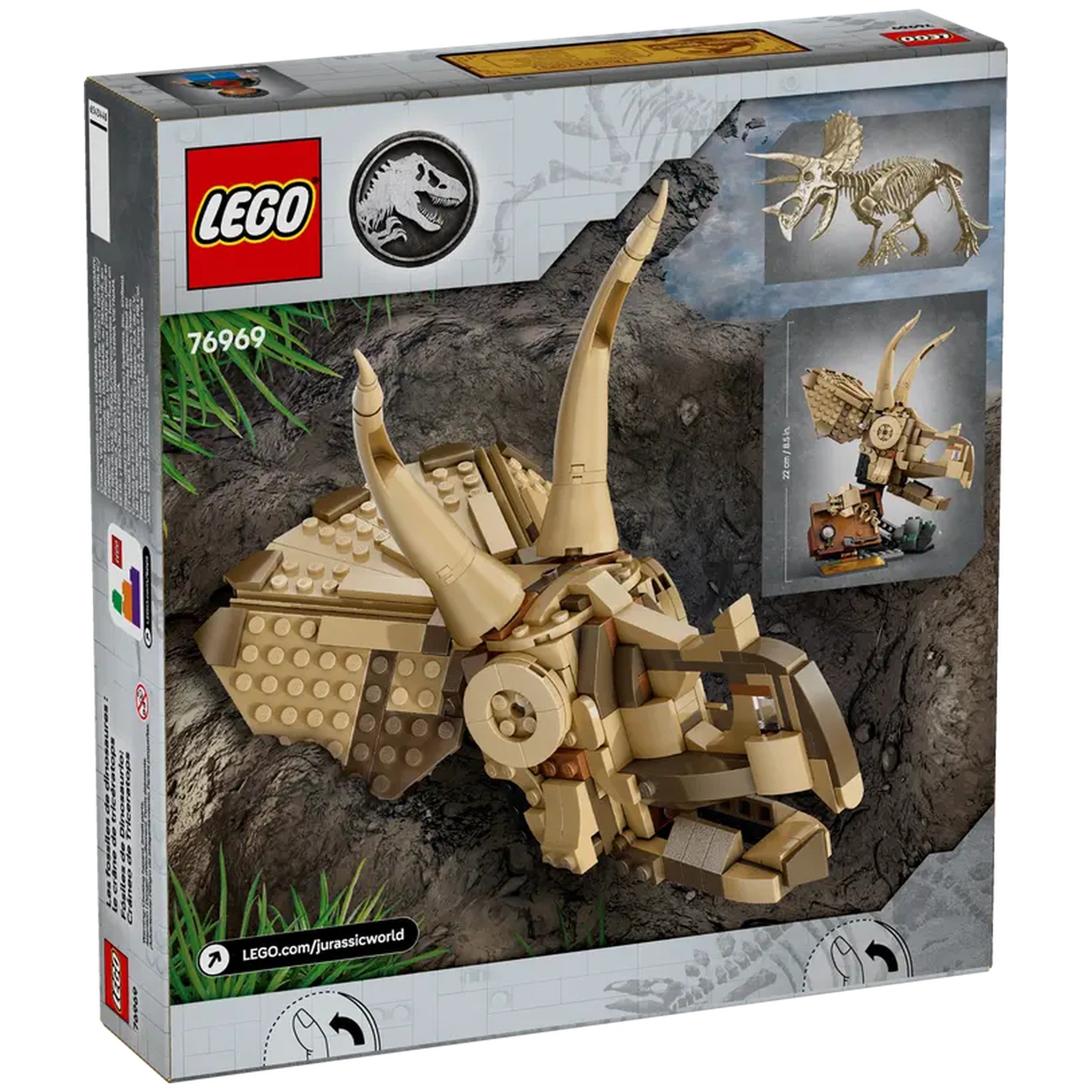 Lego - Jurassic World - Dinosaur Fossils: Triceratops Skull - Construction Set Toys