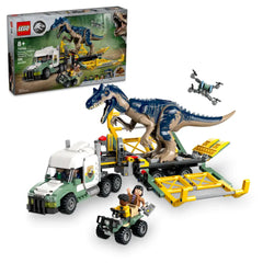 Lego - Jurassic World - Dinosaur Missions: Allosaurus Transport Truck - Construction Set Toys