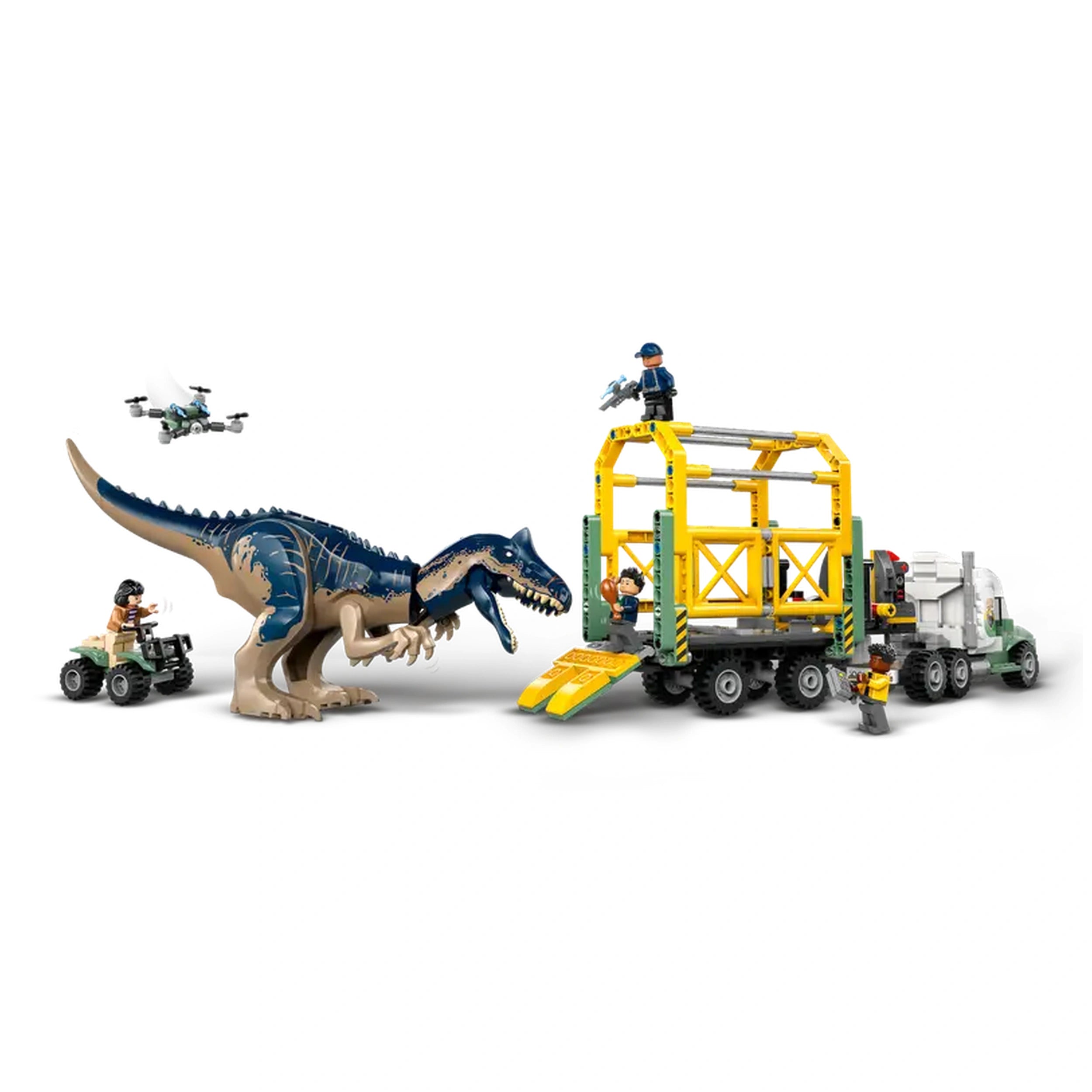 Lego - Jurassic World - Dinosaur Missions: Allosaurus Transport Truck - Construction Set Toys