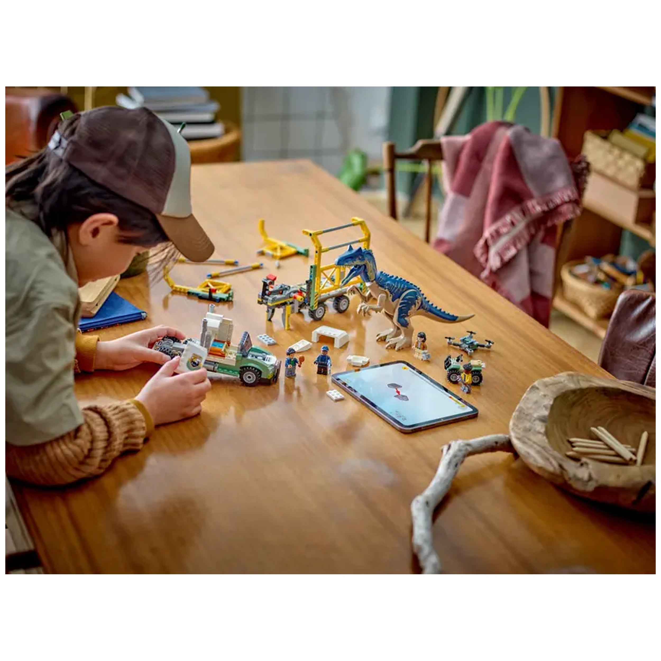 Lego - Jurassic World - Dinosaur Missions: Allosaurus Transport Truck - Construction Set Toys