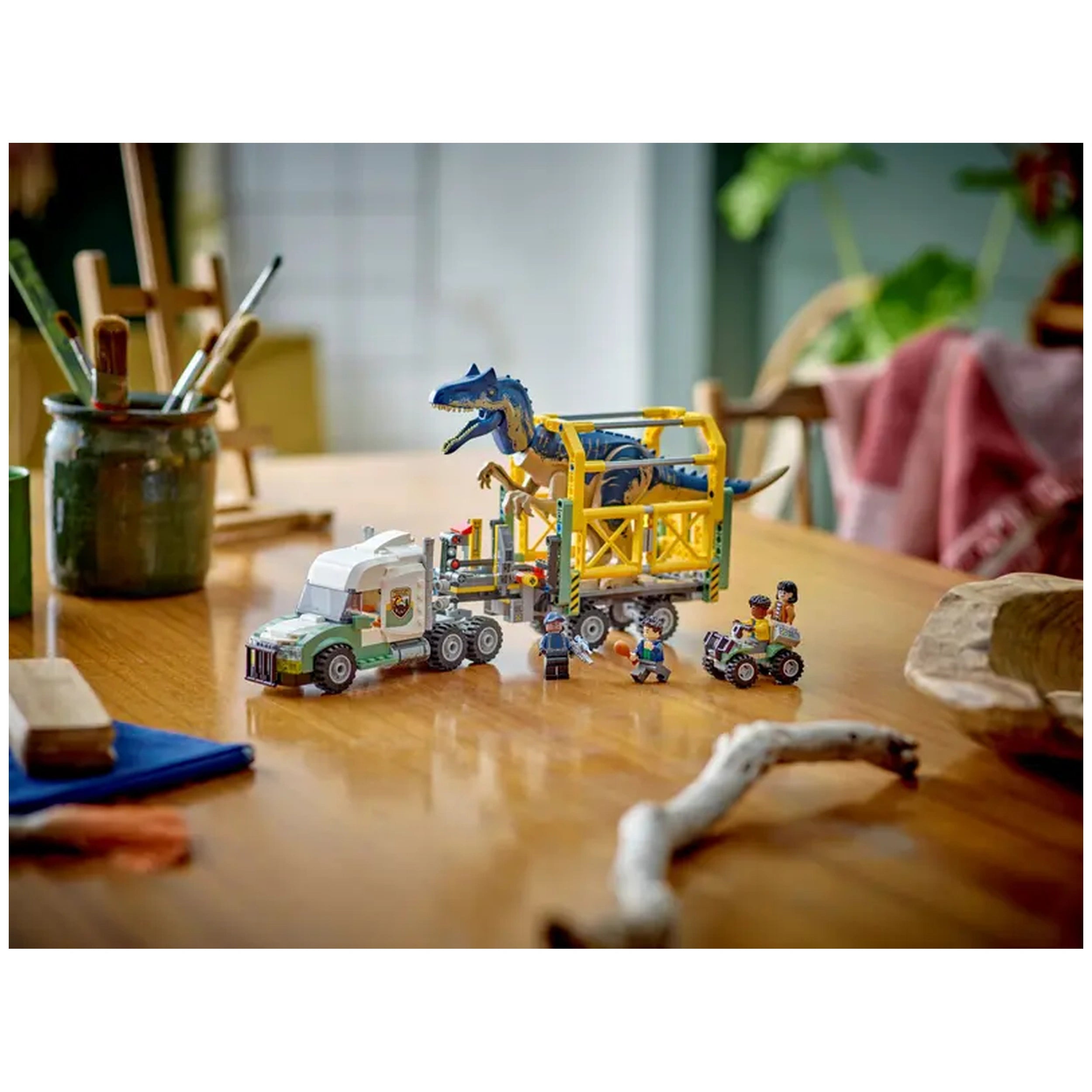 Lego - Jurassic World - Dinosaur Missions: Allosaurus Transport Truck - Construction Set Toys