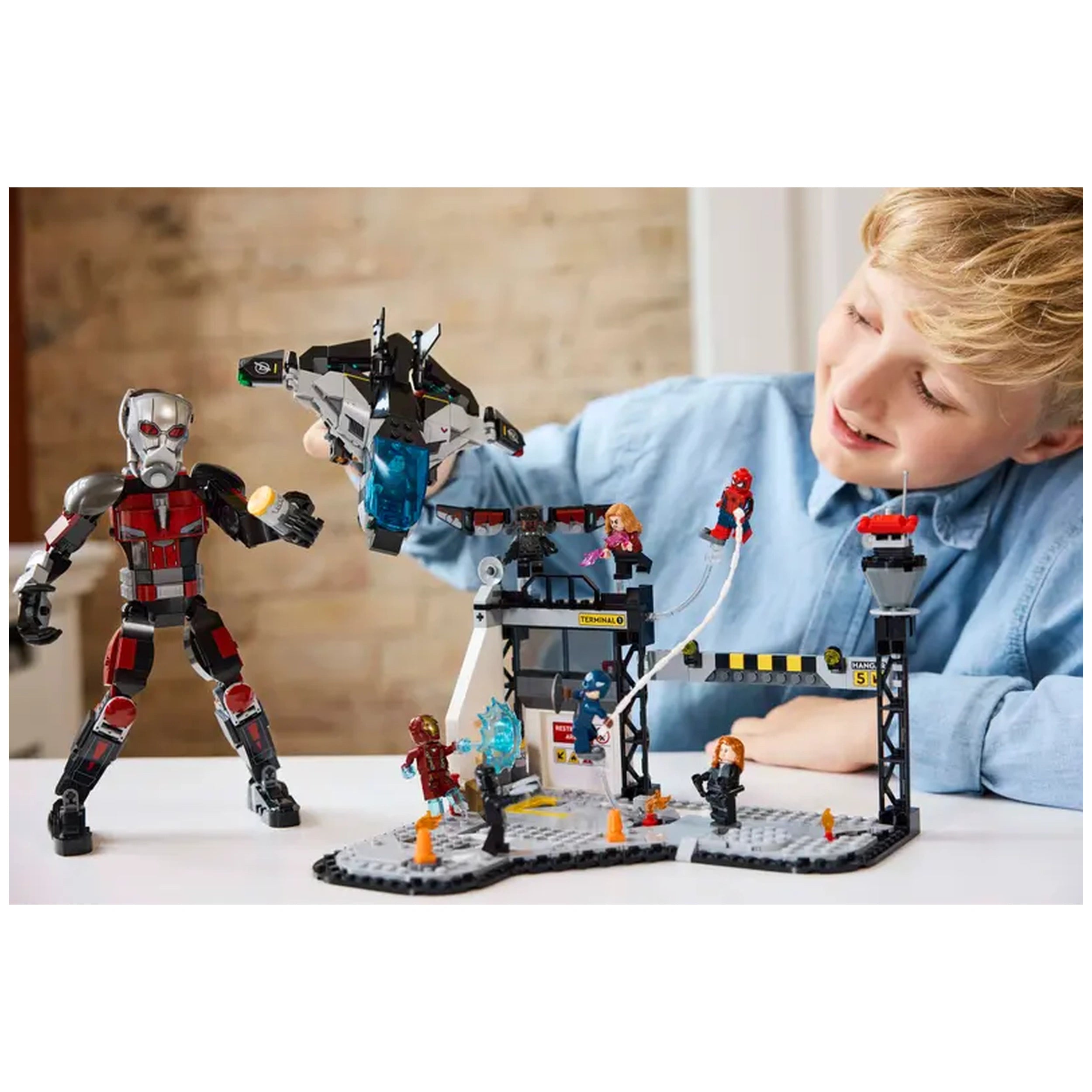 Lego - Marvel Super Heroes - Captain America: Civil War Actie Battle - Bouwset Speelgoed