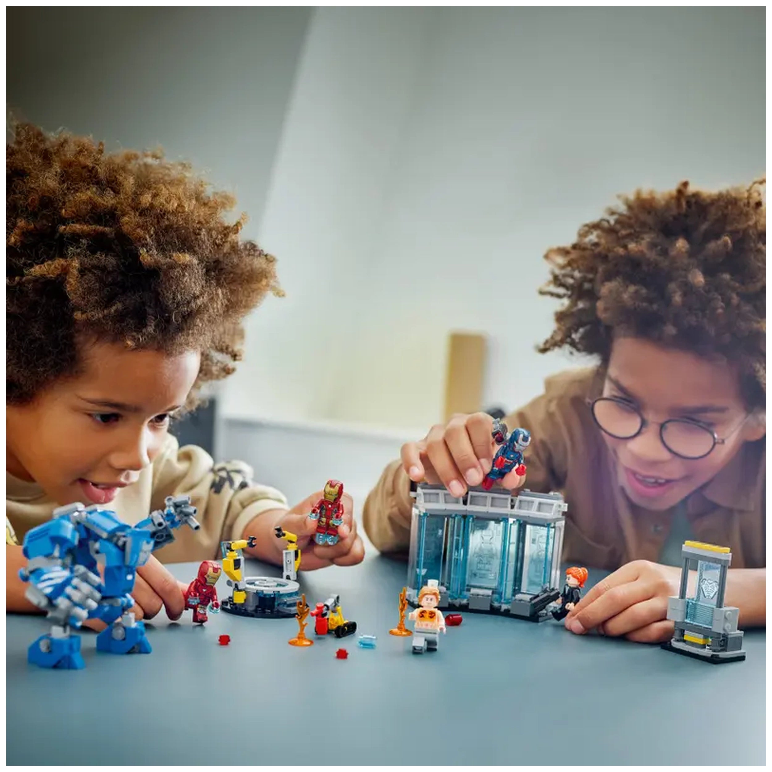 Lego - Marvel Super Heroes - Iron Man's Laboratorium: Hal van Pantser - Bouwset Speelgoed