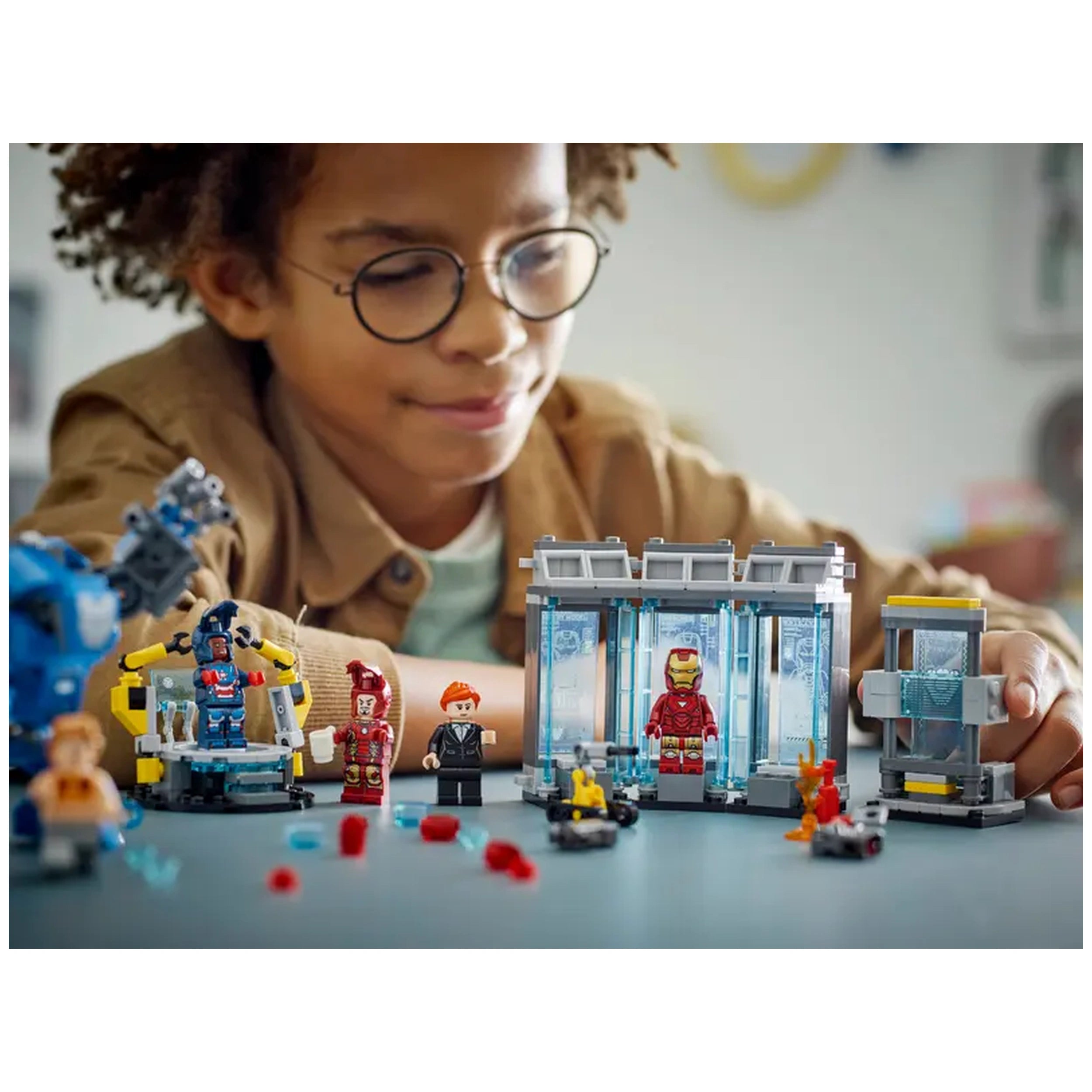 Lego - Marvel Super Heroes - Iron Man's Laboratorium: Hal van Pantser - Bouwset Speelgoed