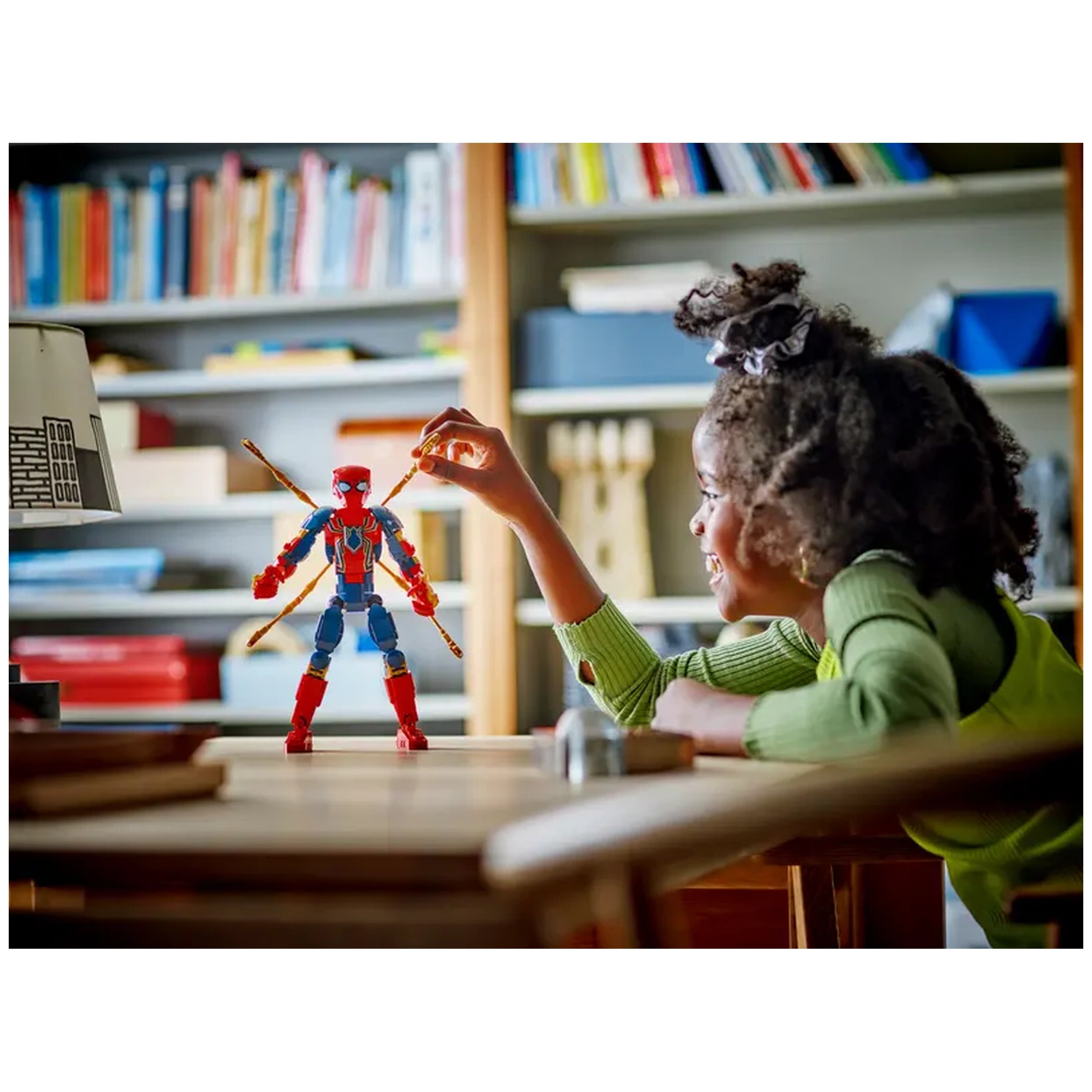 Lego - Marvel Super Heroes - Iron Spider-Man Construction Figure - Construction Set Toys