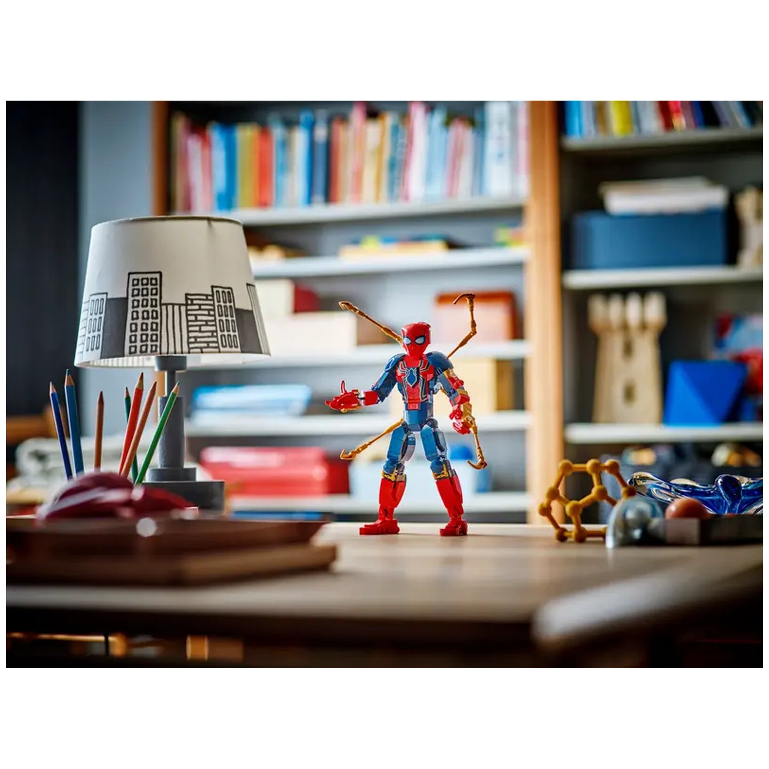 Lego - Marvel Super Heroes - Iron Spider-Man Construction Figure - Construction Set Toys