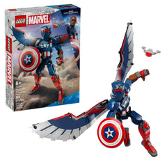 Lego - Marvel Super Heroes - Nieuwe Captain America Bouwfiguur - Bouwset Speelgoed