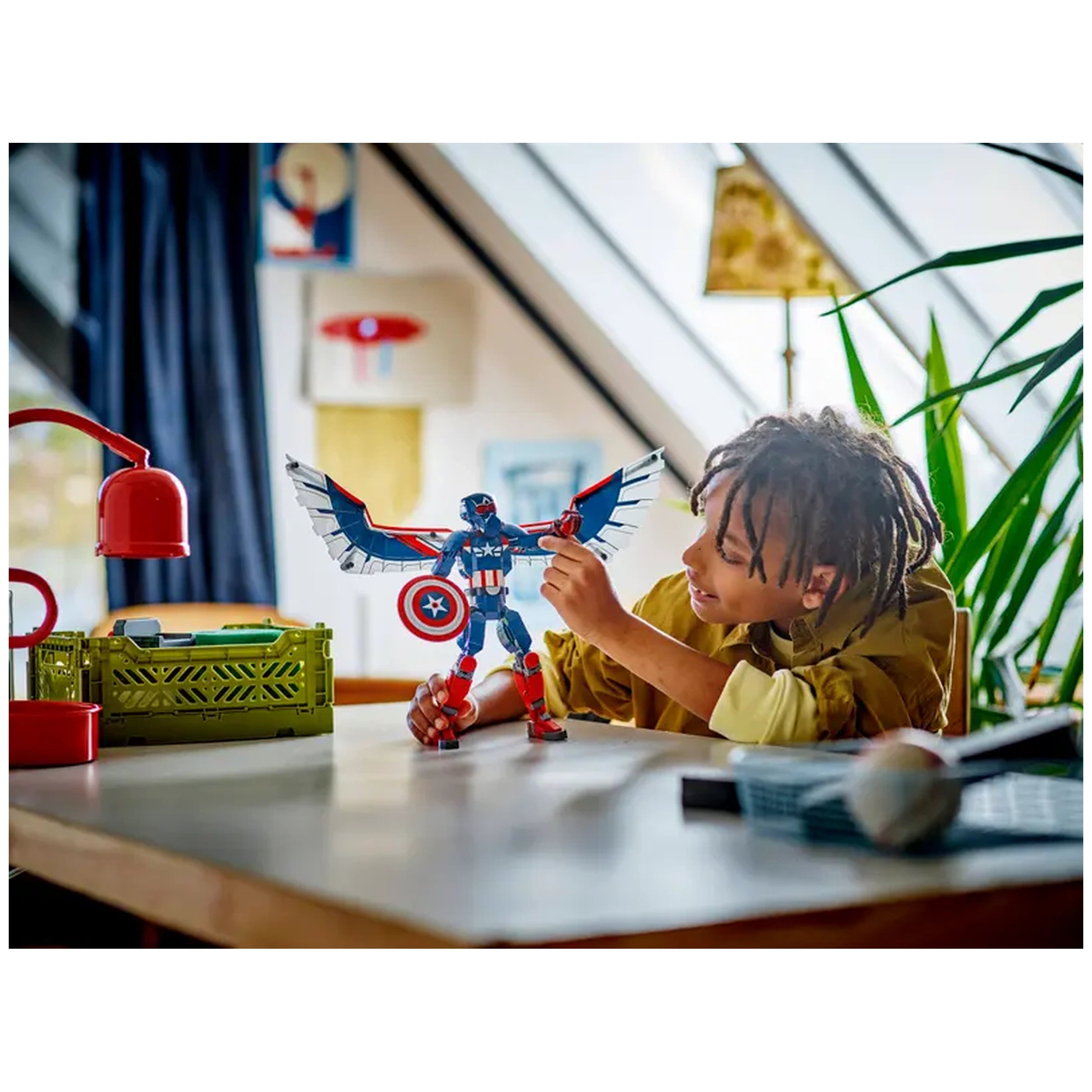 Lego - Marvel Super Heroes - Nieuwe Captain America Bouwfiguur - Bouwset Speelgoed