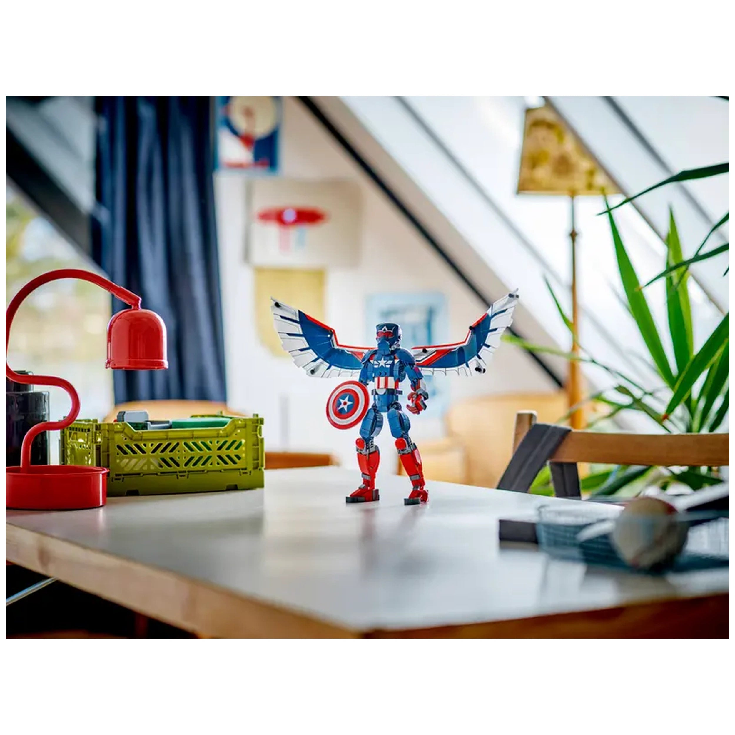 Lego - Marvel Super Heroes - Nieuwe Captain America Bouwfiguur - Bouwset Speelgoed