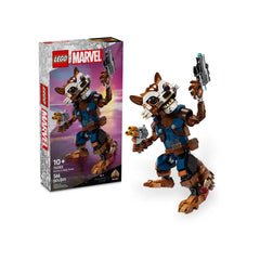 Lego - Marvel Super Heroes - Rocket & Baby Groot - Bouwset Speelgoed