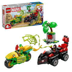 Lego - Marvel Super Heroes - Spin en Electro Dinosaurusspeurtocht - Bouwset Speelgoed