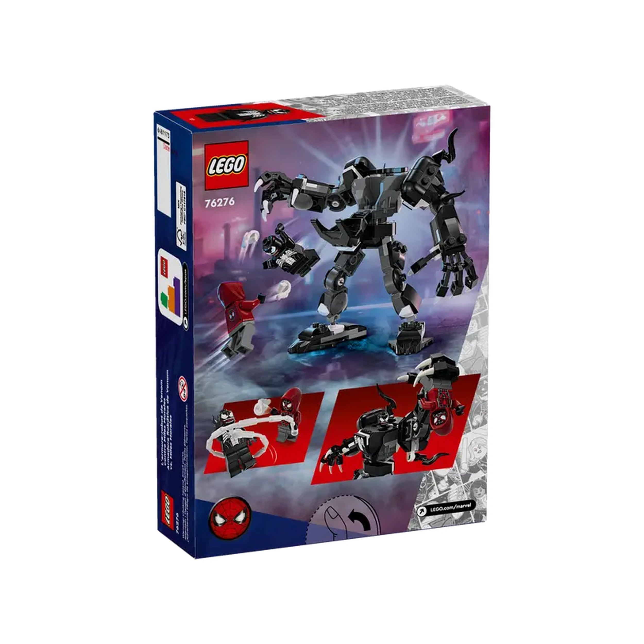 Lego - Marvel Super Heroes - Venom Mech Armor vs. Miles Morales - Construction Set Toys