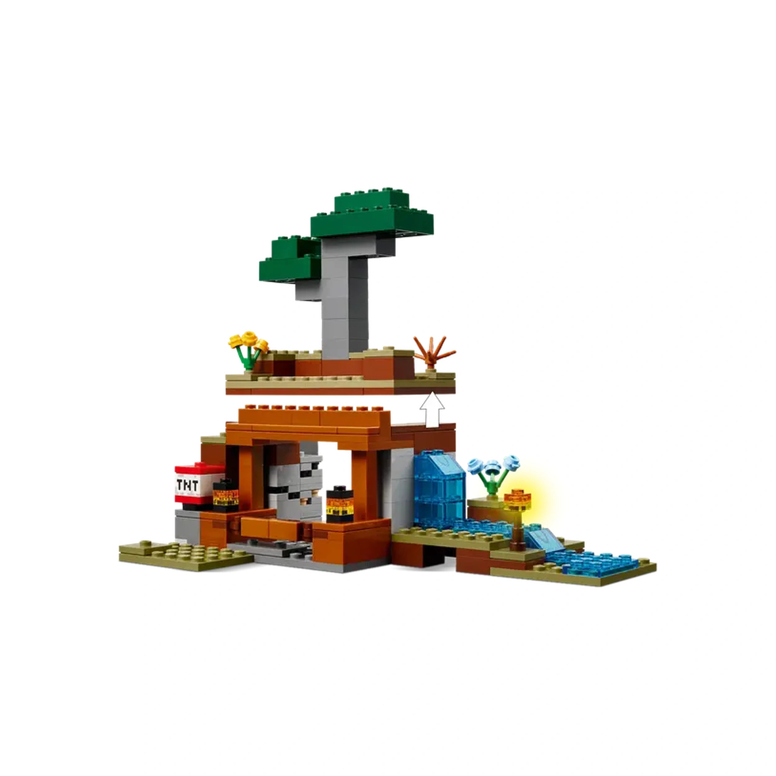 Lego - Minecraft - De Armadillo Mijn Expeditie - Bouwset Speelgoed