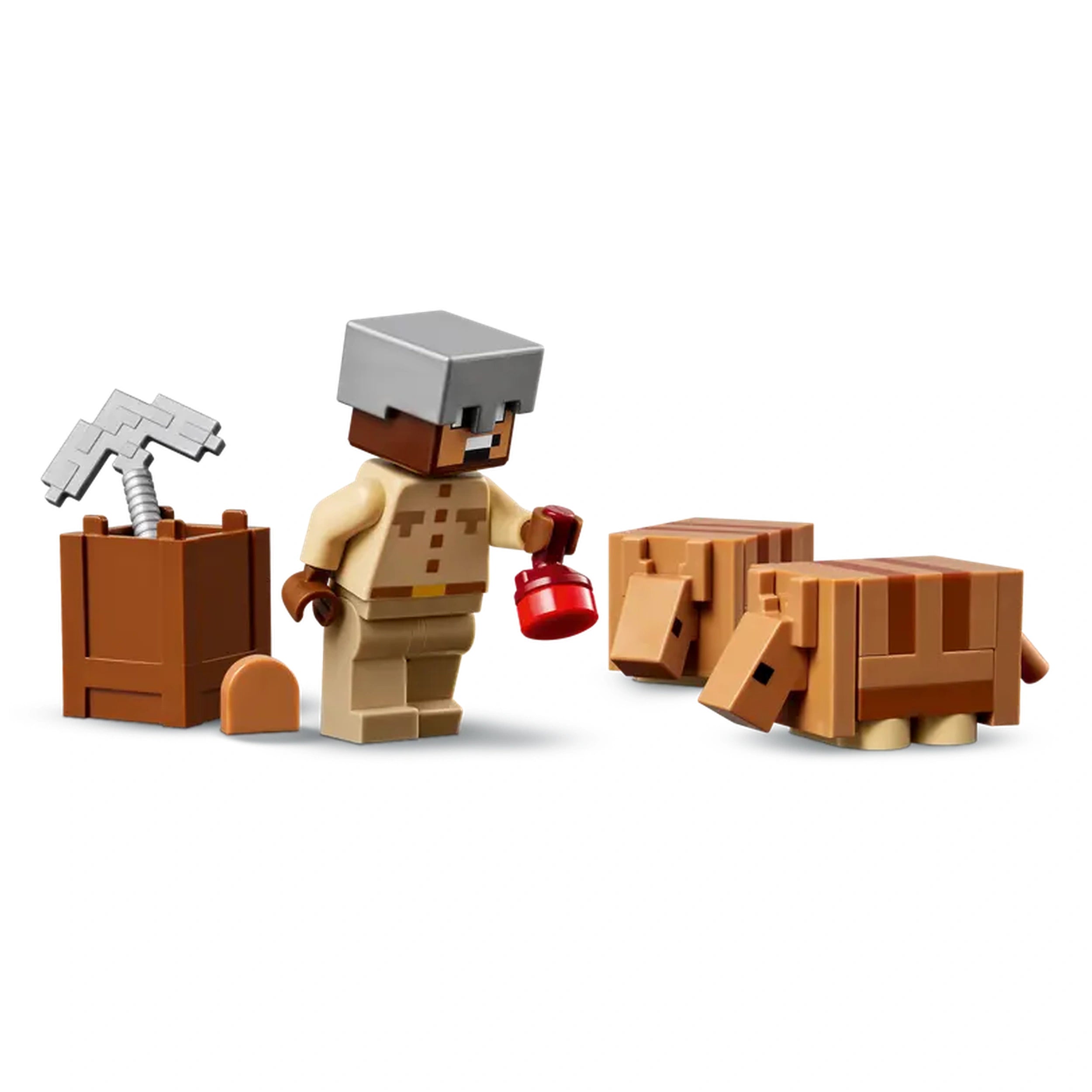 Lego - Minecraft - De Armadillo Mijn Expeditie - Bouwset Speelgoed