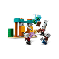 Lego - Minecraft - De Illager Woestijnpatrouille - Bouwset Speelgoed