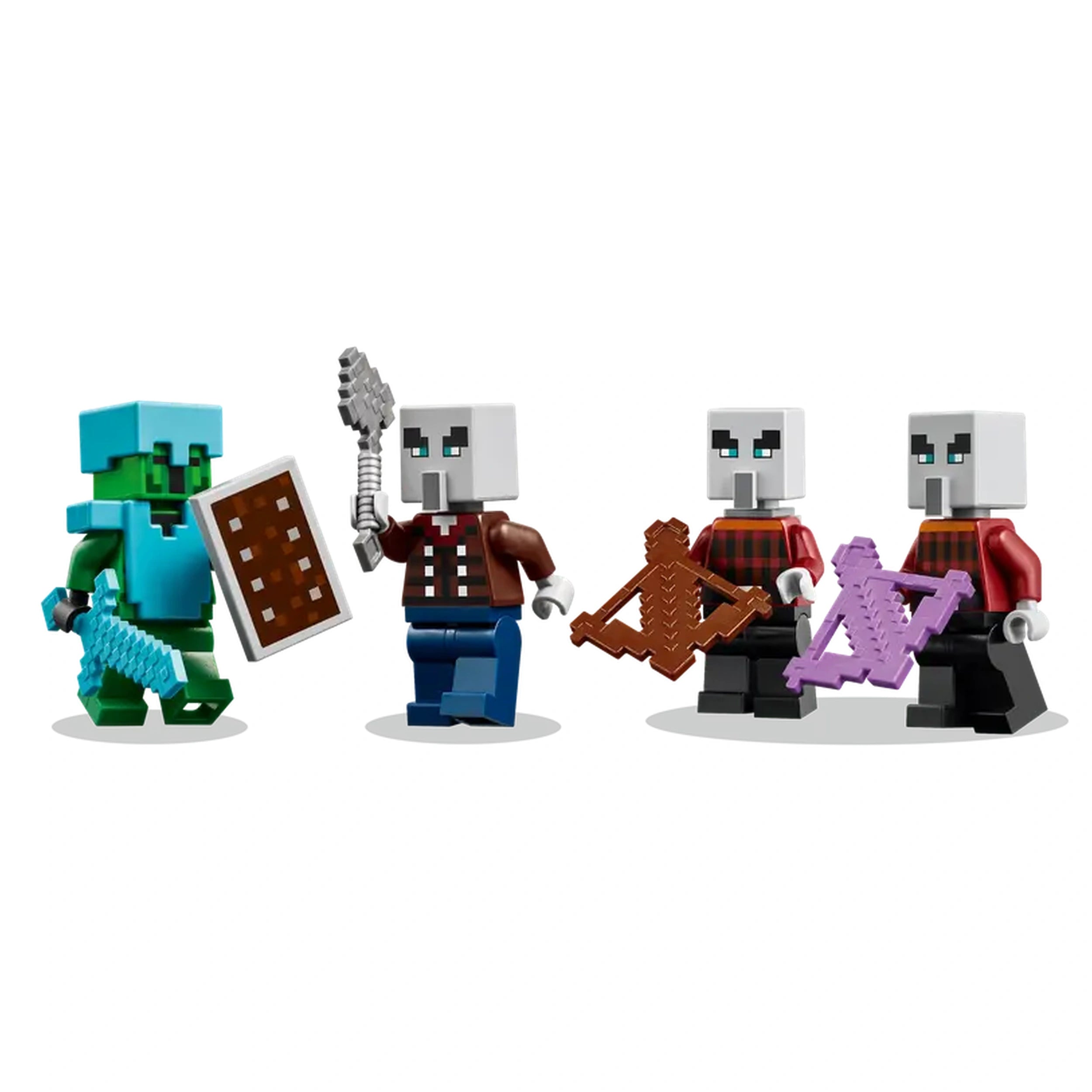 Lego - Minecraft - De Illager Woestijnpatrouille - Bouwset Speelgoed