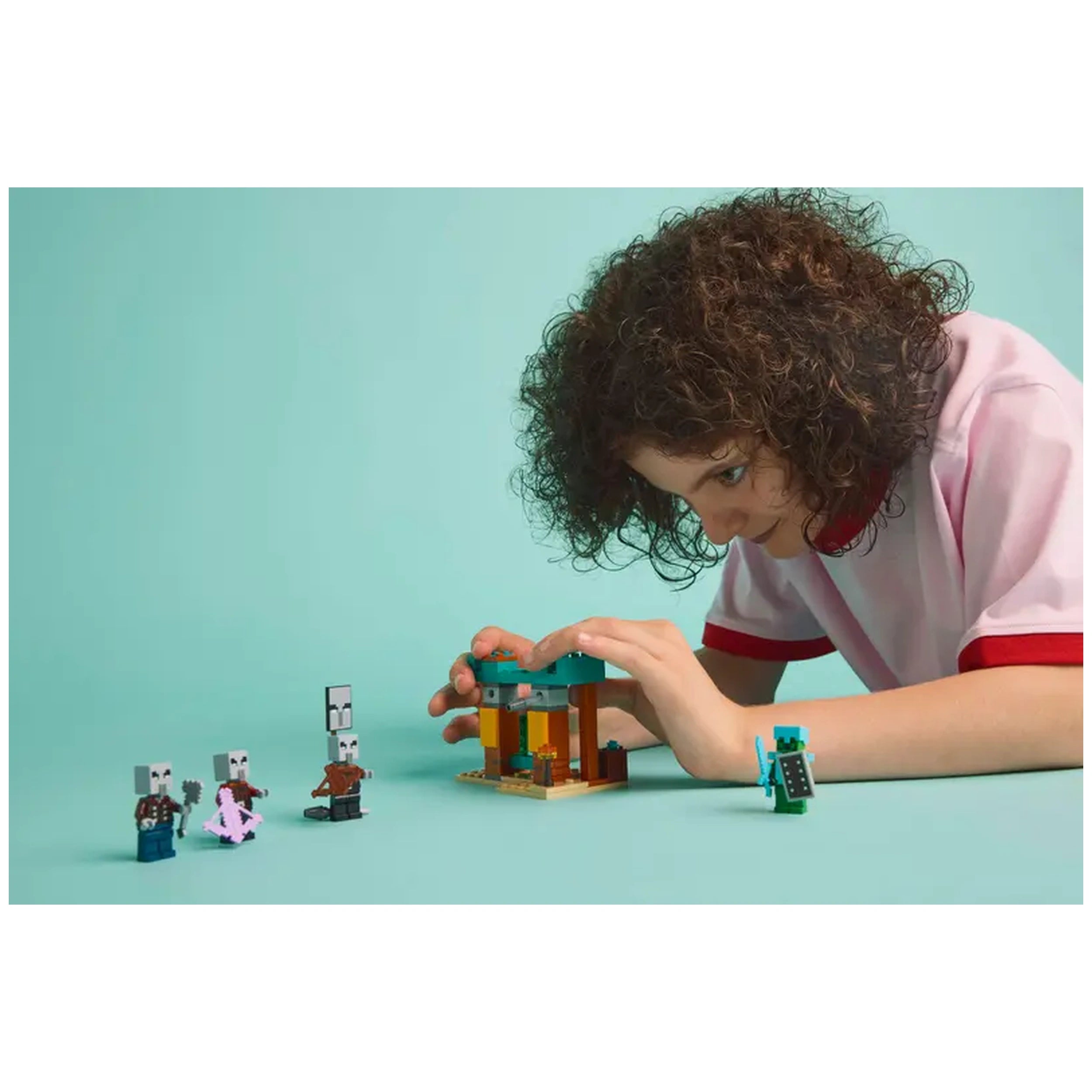 Lego - Minecraft - De Illager Woestijnpatrouille - Bouwset Speelgoed