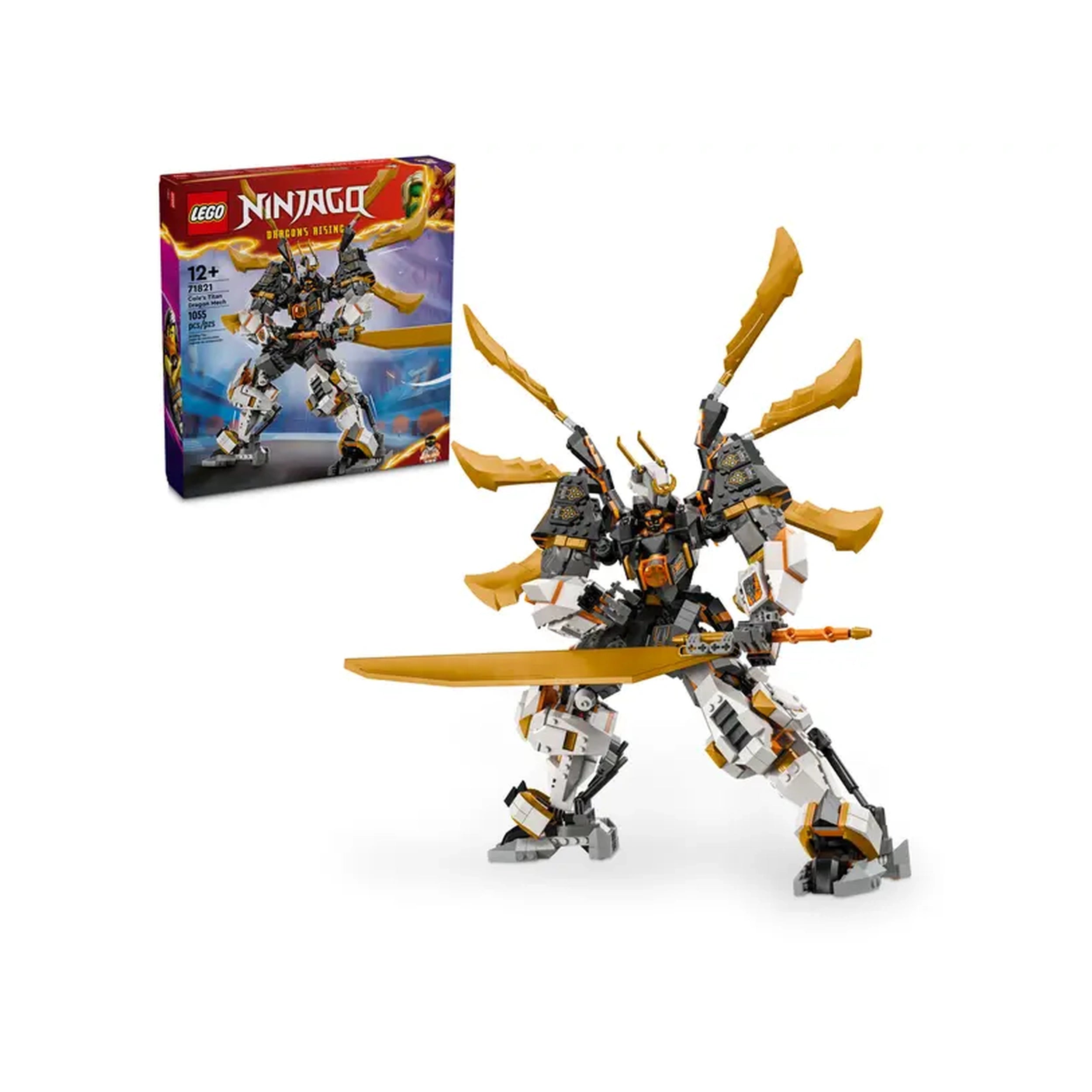 Lego - Ninjago - Cole's Titan Dragon Mech - Construction Set Toys