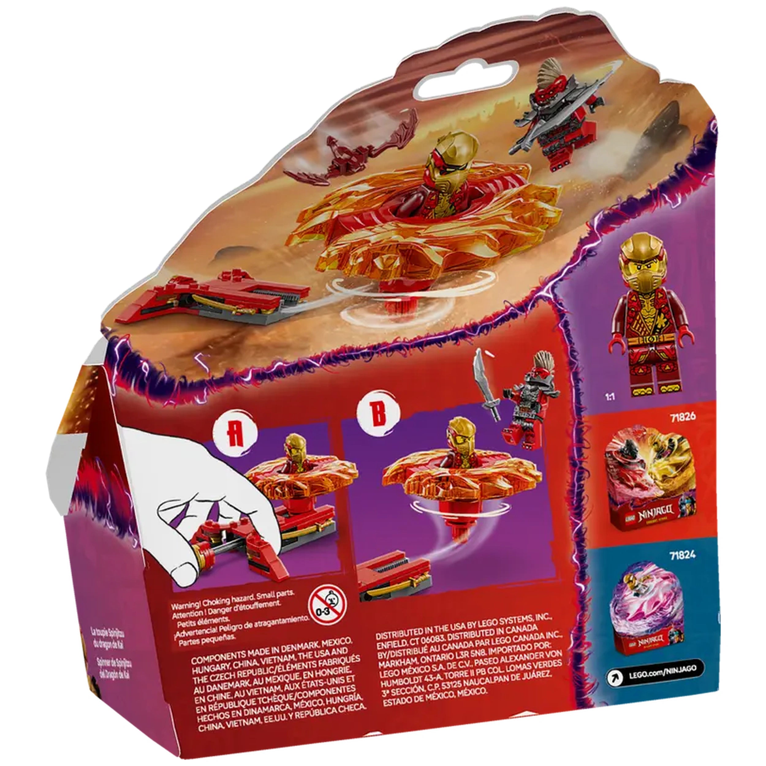 Lego - Ninjago - Kai's Dragon Spinjitzu Spinner - Construction Set Toys