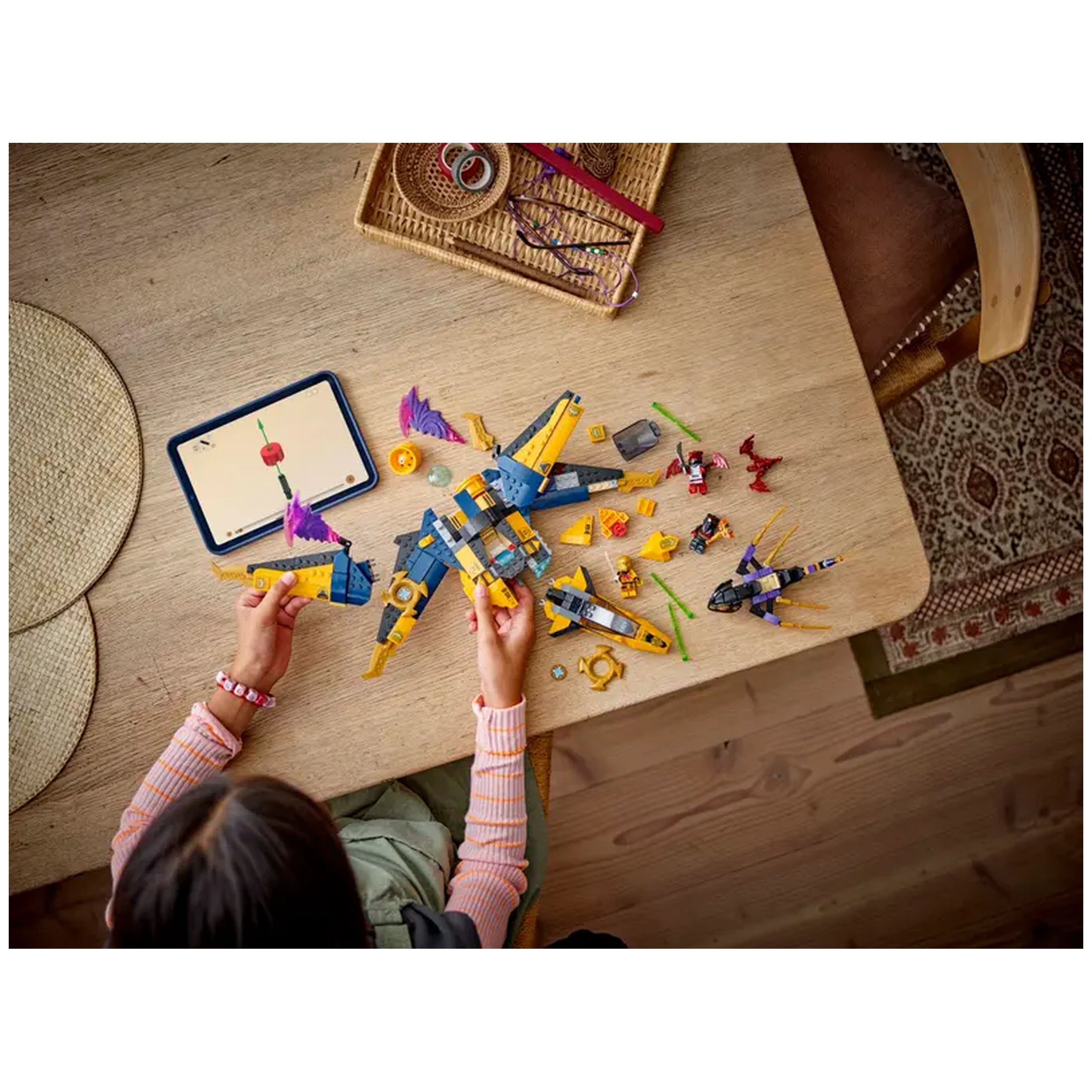 Lego - Ninjago - Ras en Arin's Super Storm Jet - Bouwset Speelgoed