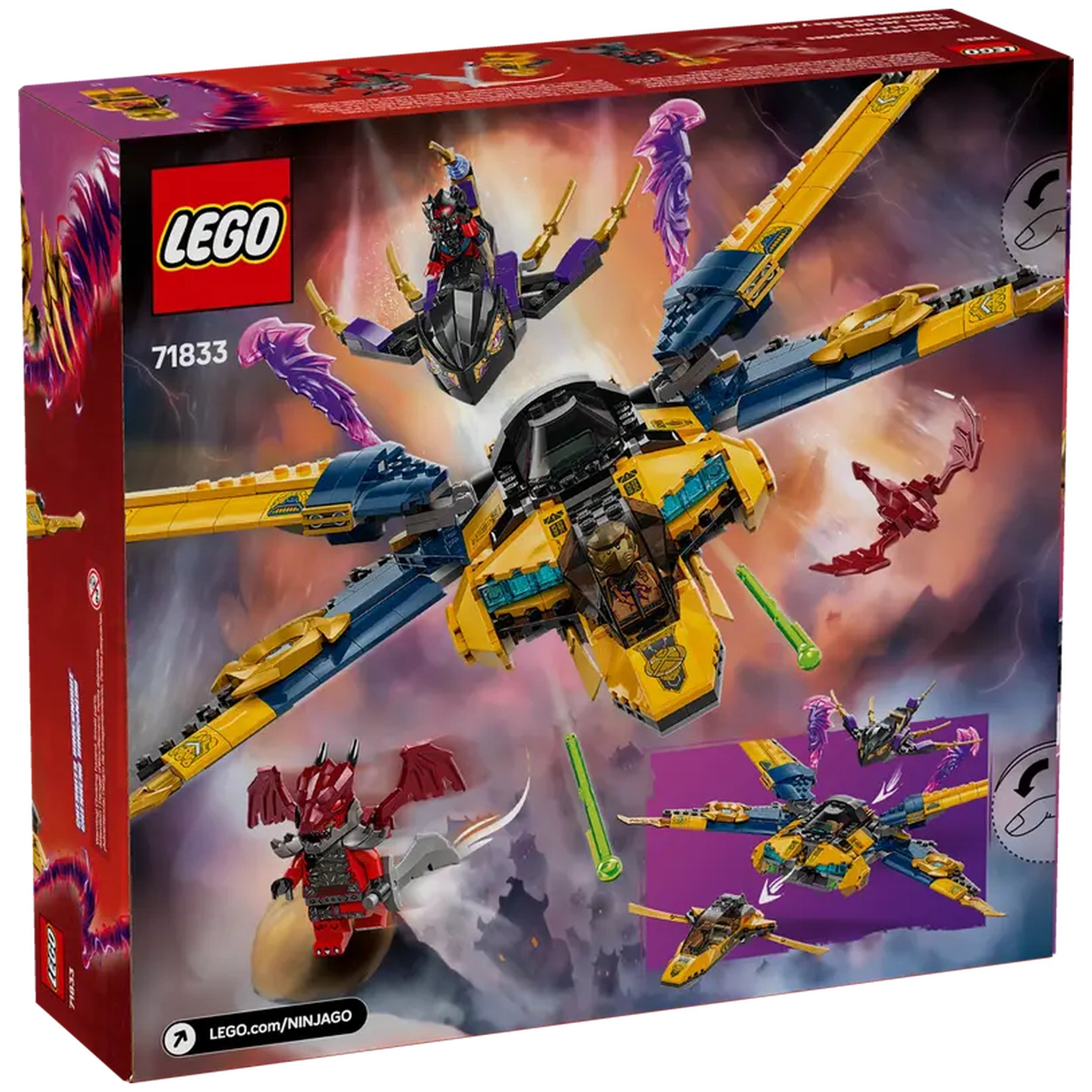 Lego - Ninjago - Ras en Arin's Super Storm Jet - Bouwset Speelgoed