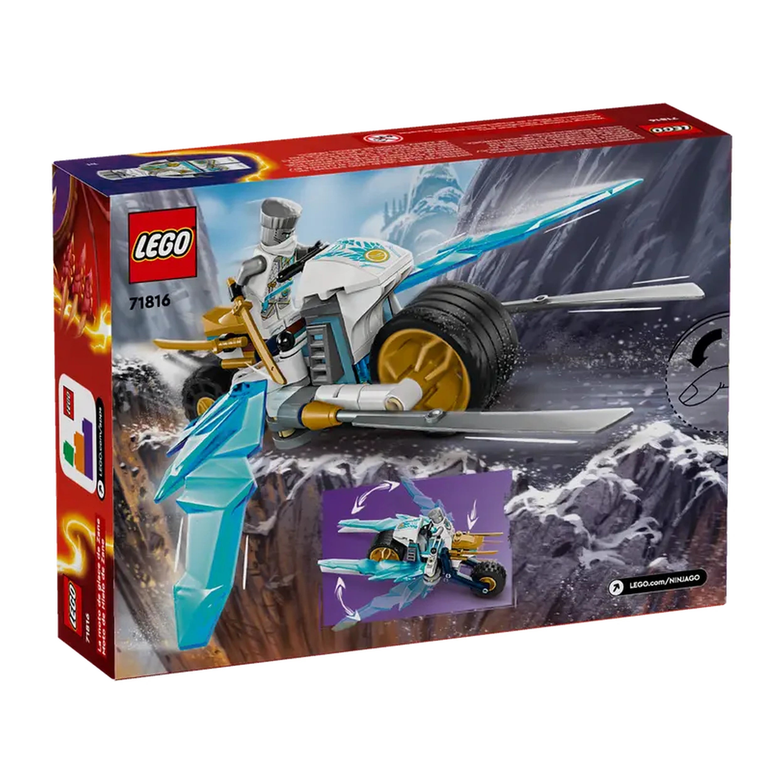 Lego - Ninjago - Zane's Ice Motorcycle - Construction Set Toys