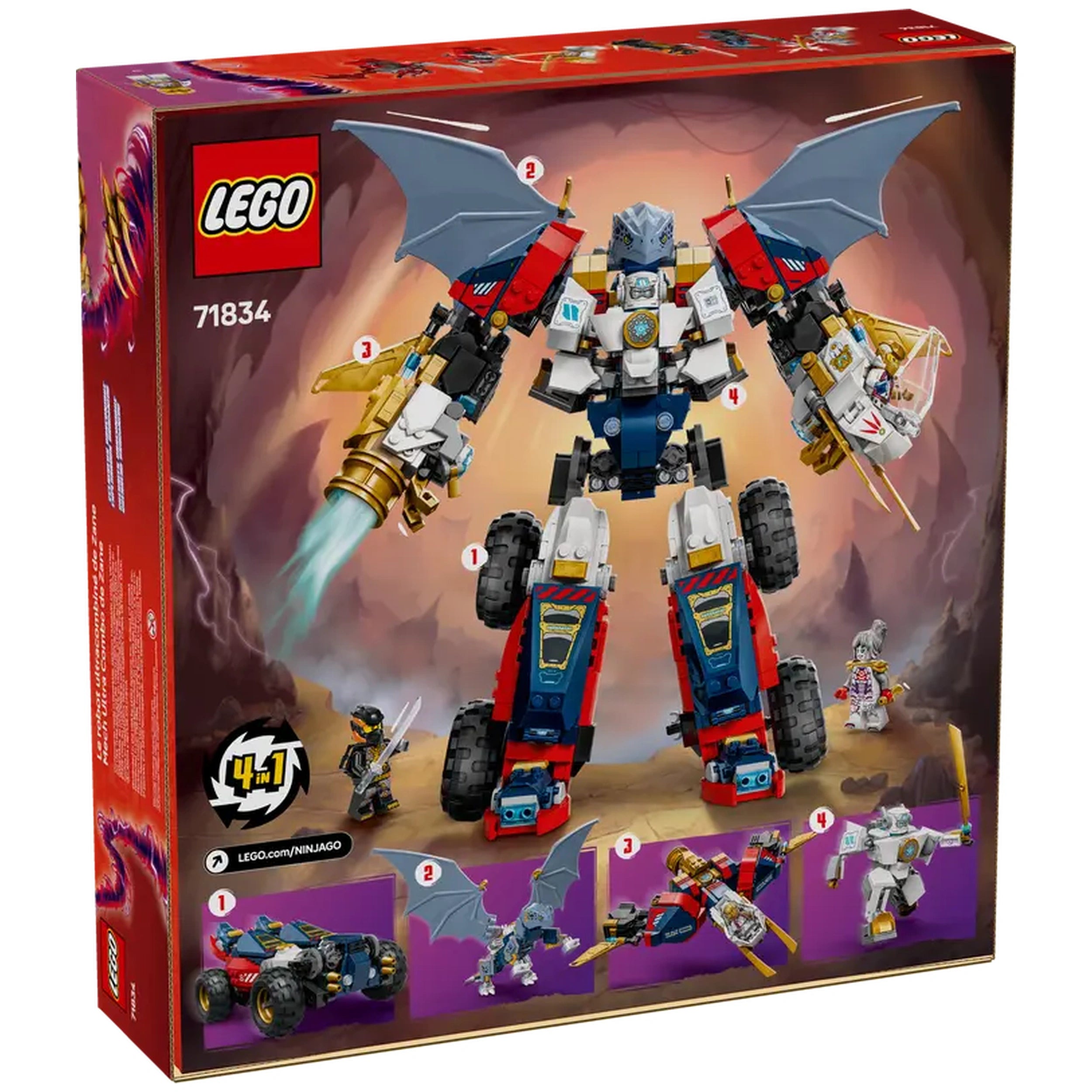 Lego - Ninjago - Zane's Ultra Combiner Mech - Construction Set Toys