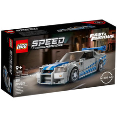 Lego - Speed Champions - 2 Fast 2 Furious Nissan Skyline GT-R (R34) - Bouwset Speelgoed