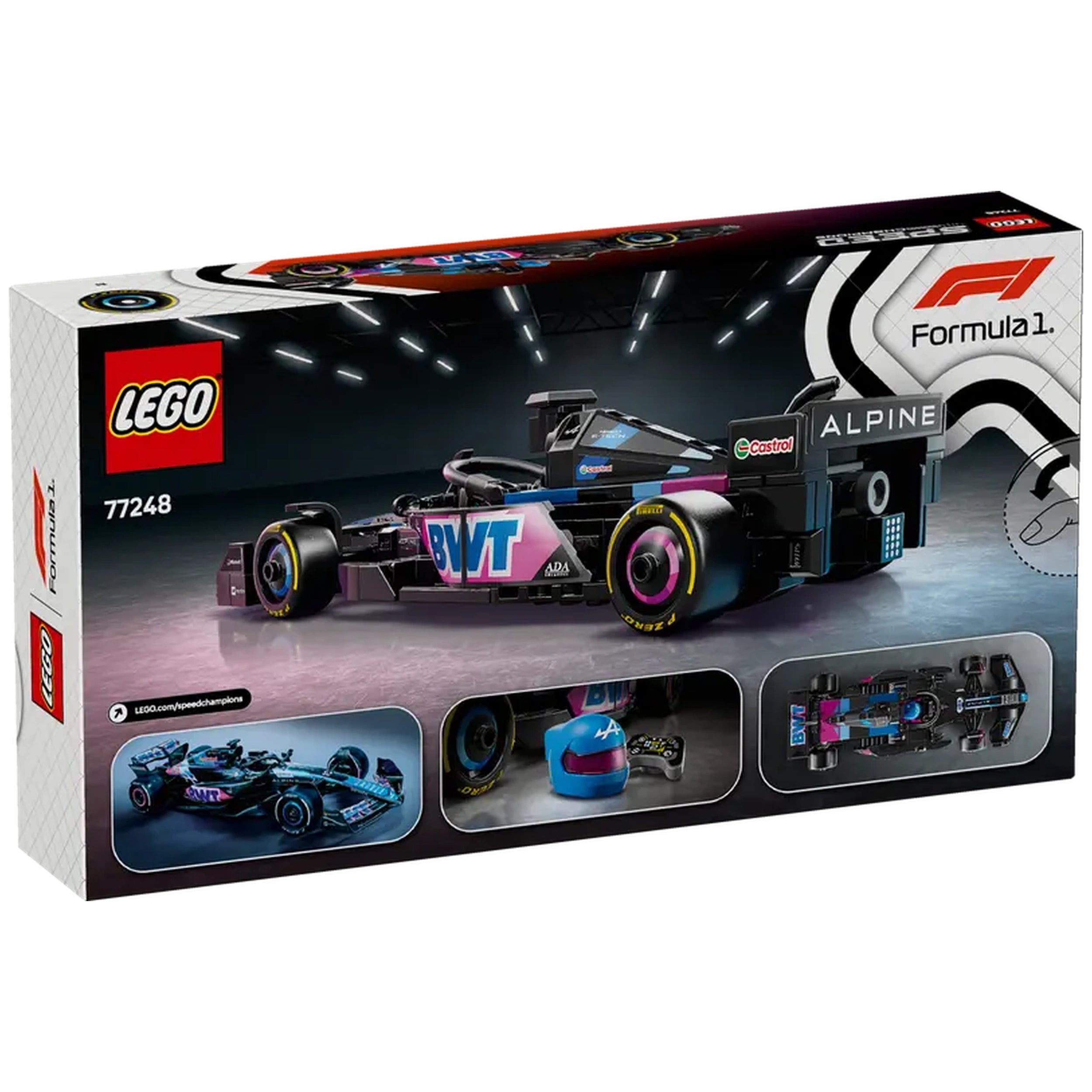 Lego - Speed Champions - BWT Alpine F1 Team A524 Race Car - Construction Set Toys