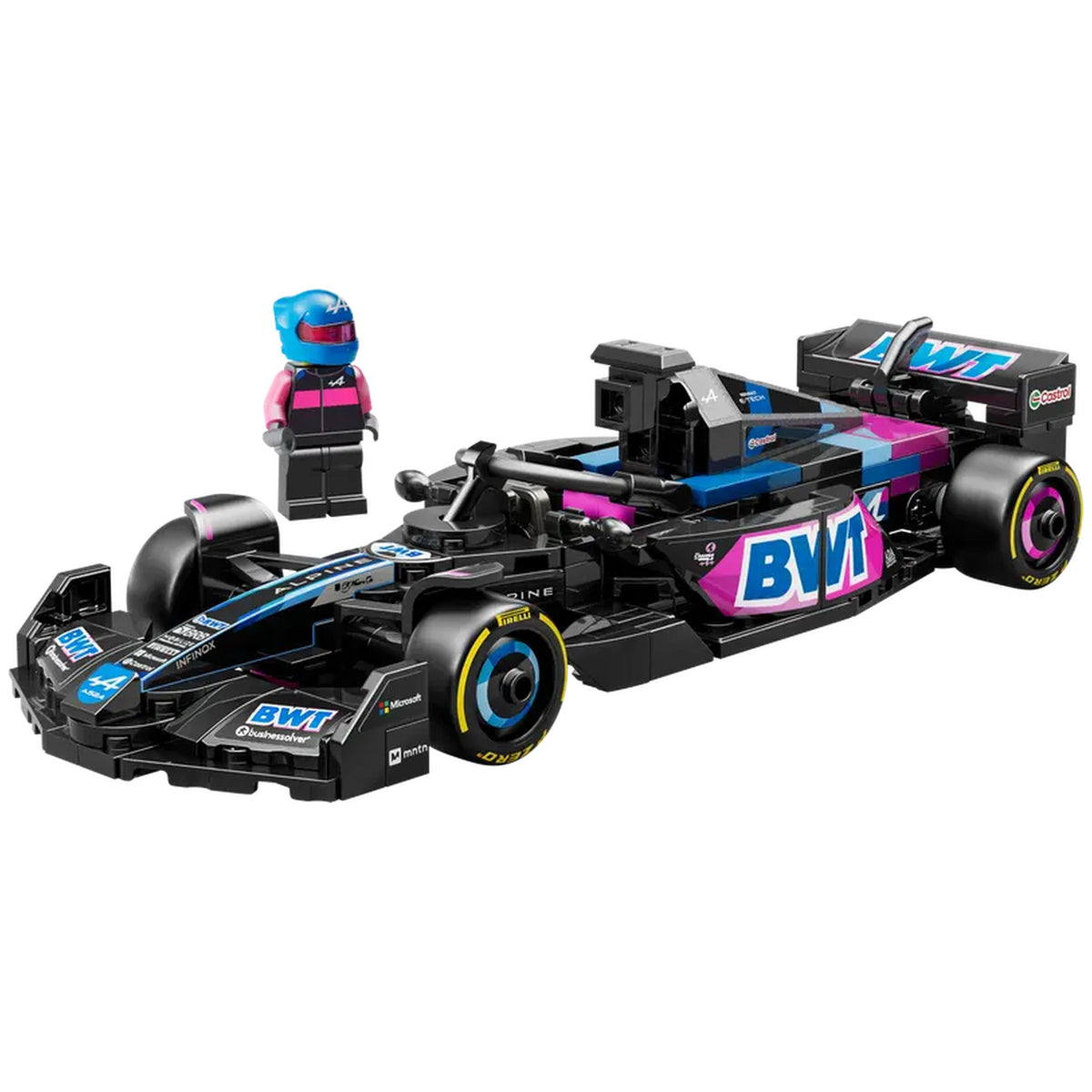 Lego - Speed Champions - BWT Alpine F1 Team A524 Race Car - Construction Set Toys
