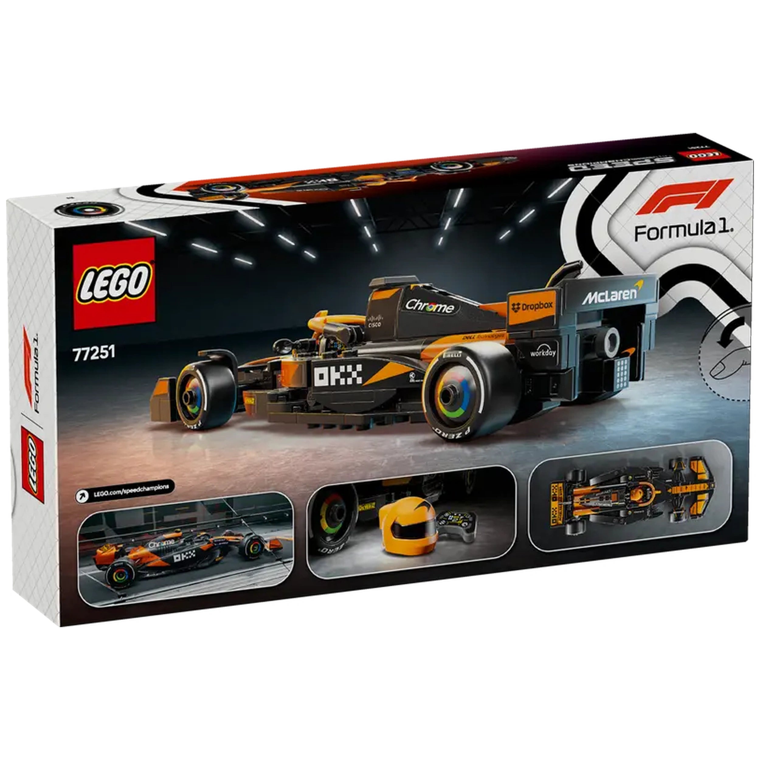Lego - Speed Champions - McLaren MCL38 F1 Team Raceauto - Bouwset Speelgoed