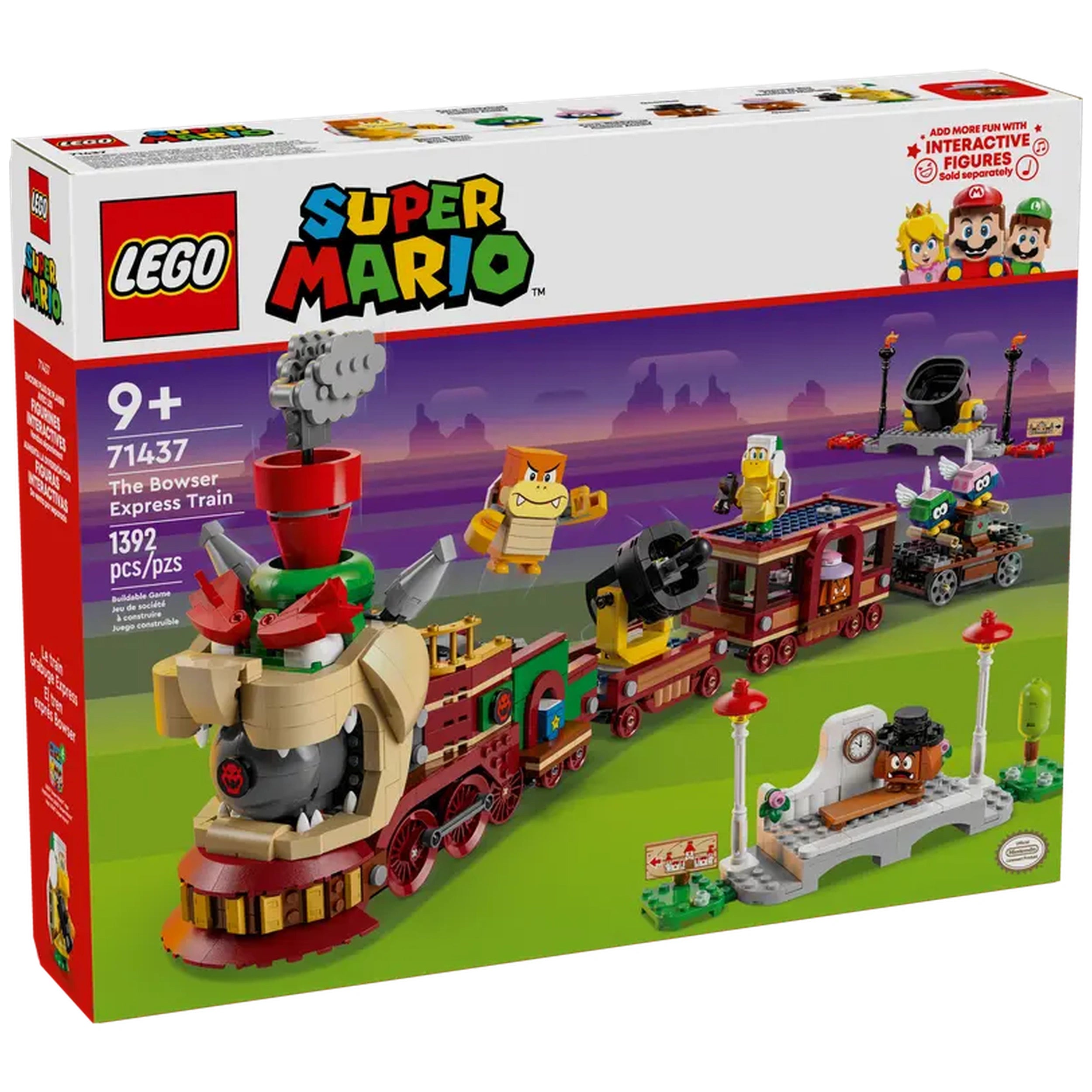Lego - Super Mario - The Bowser Express Train - Construction Set Toys