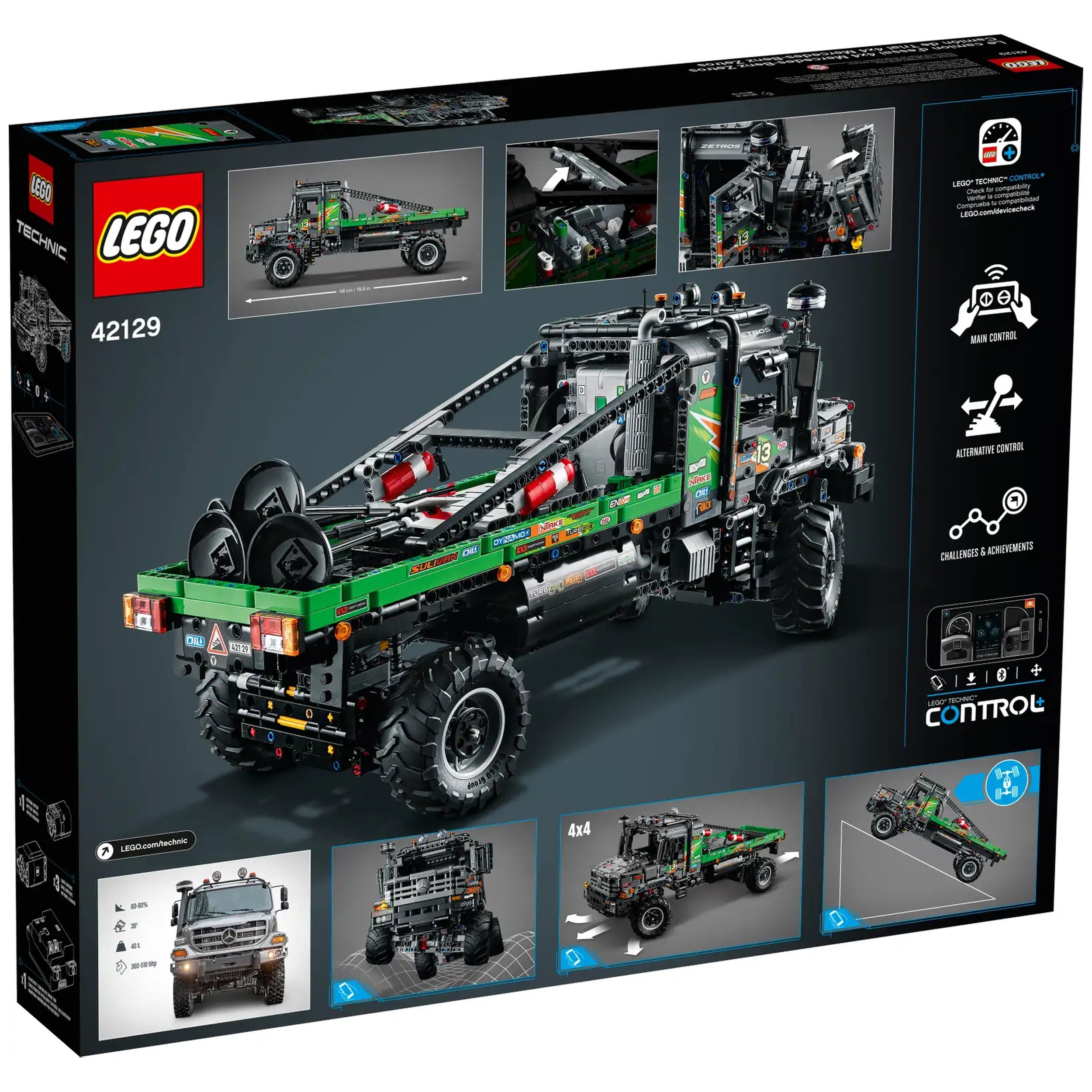 Lego - Technic - 4x4 Mercedes-Benz Zetros Trial Truck - Construction Set Toys