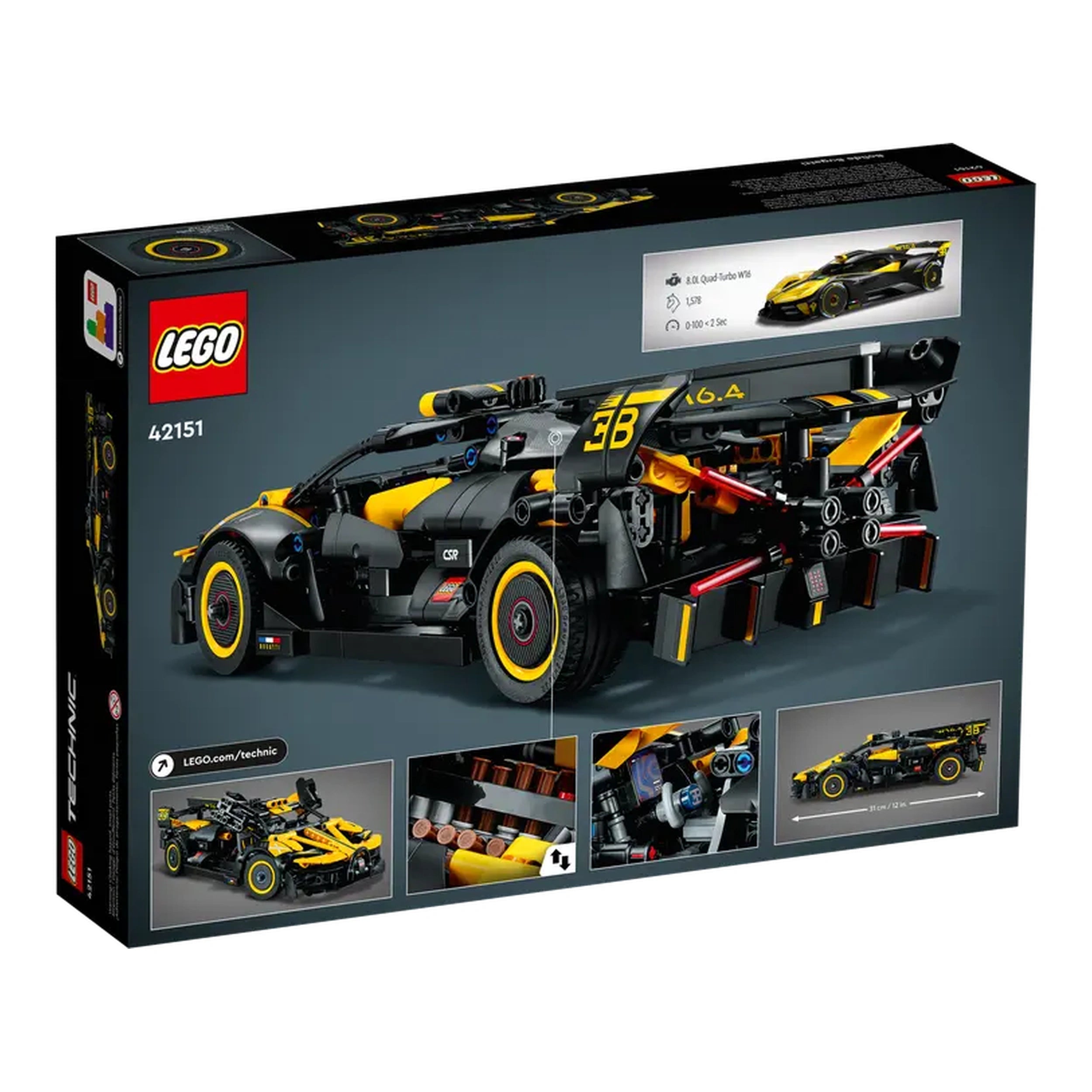 Lego - Technic - Bugatti Bolide - Construction Set Toys