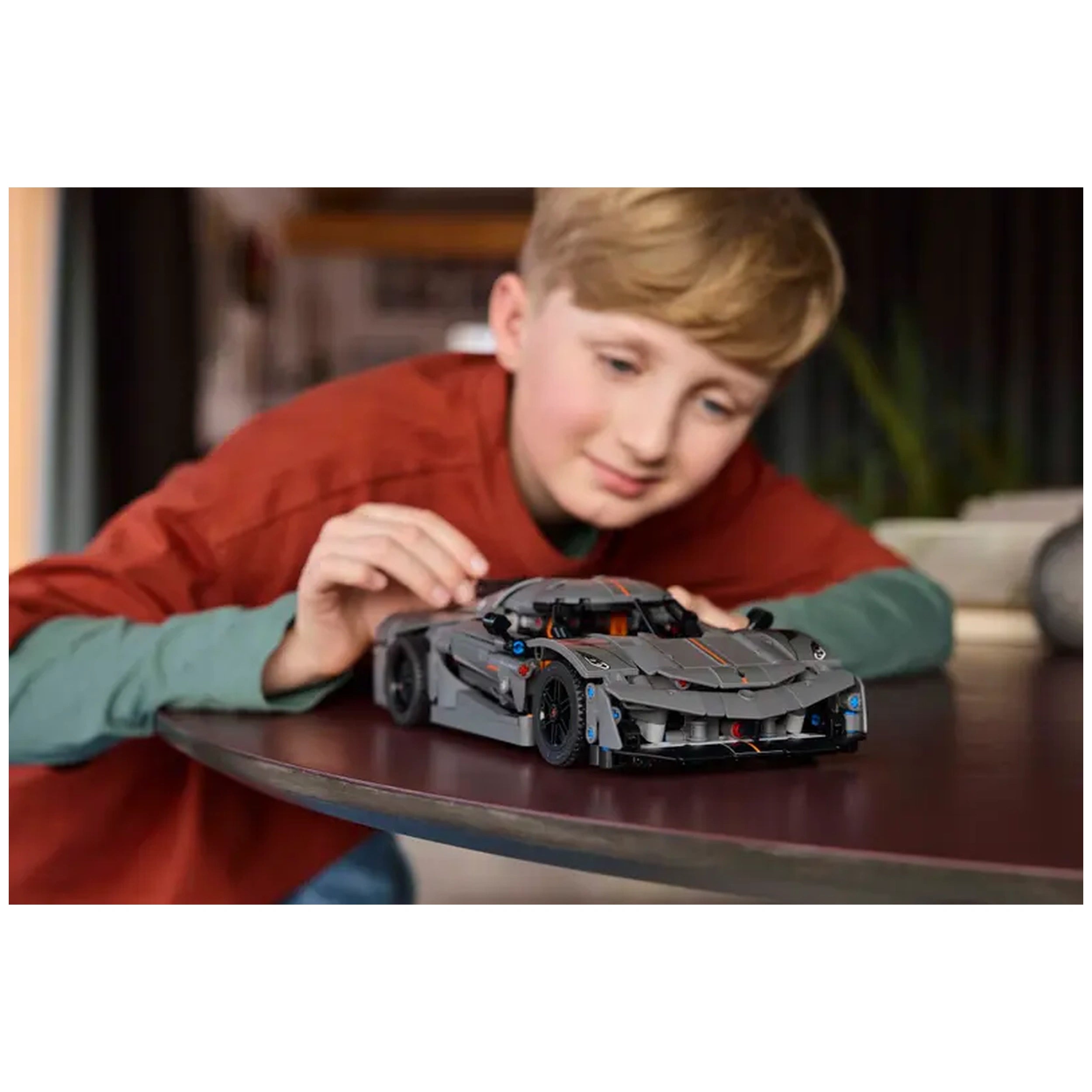 Lego - Technic - Koenigsegg Jesko Absolut Grijze Hypercar - Bouwset Speelgoed