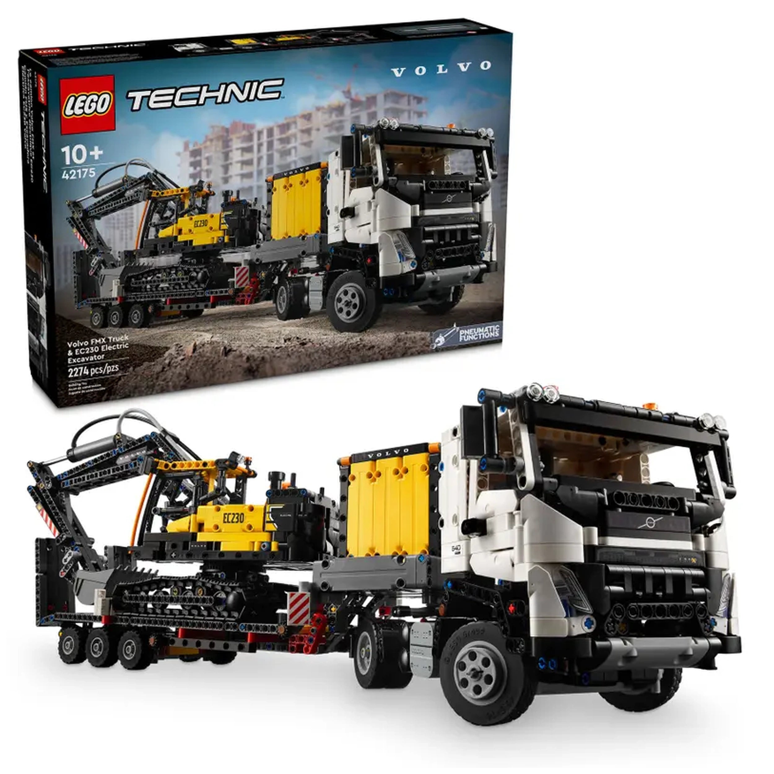 Lego - Technic - Volvo FMX Truck & EC230 Elektrische Graafmachine - Bouwset Speelgoed