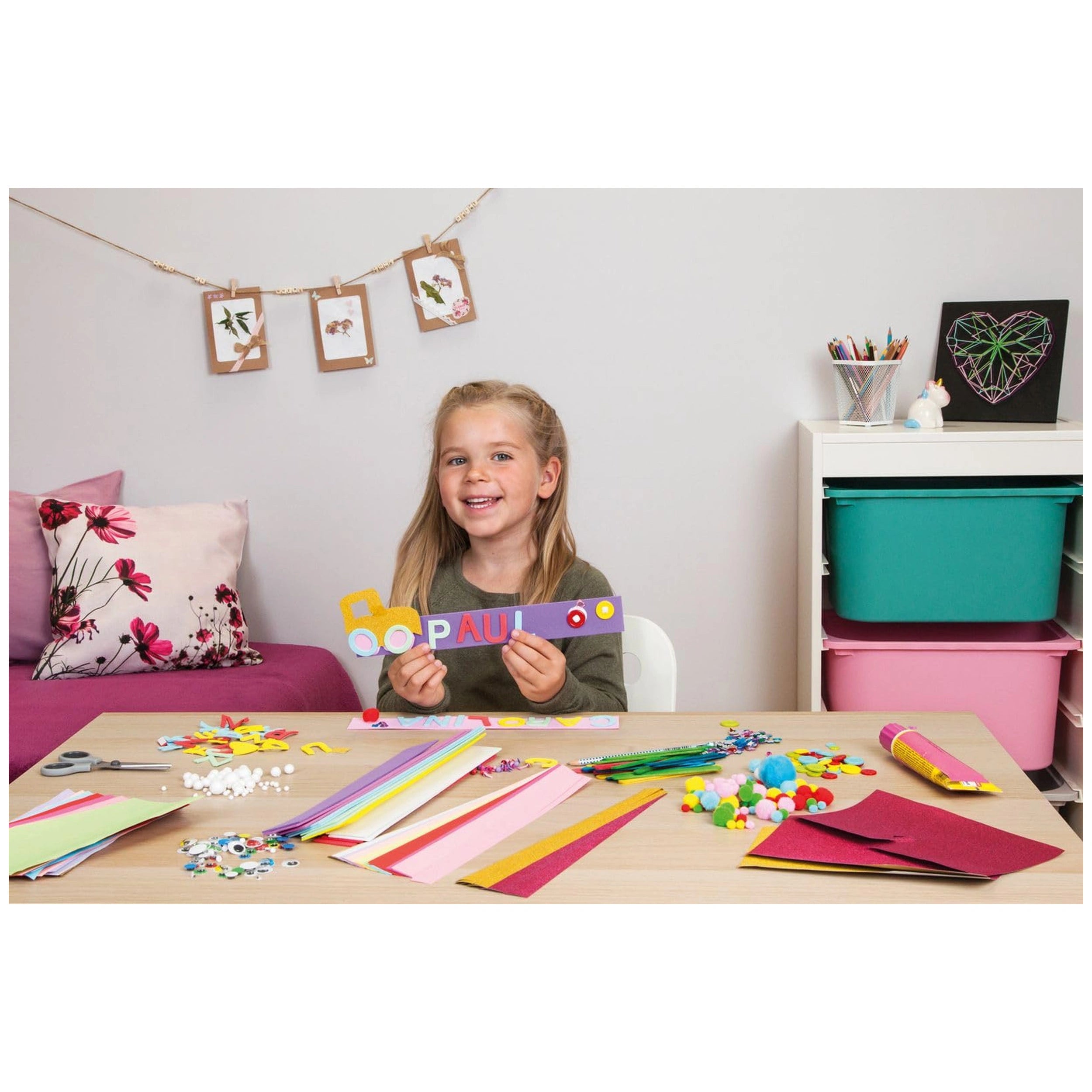 Lena - Handwerkdoos Roze - Kunst & Ambachten
