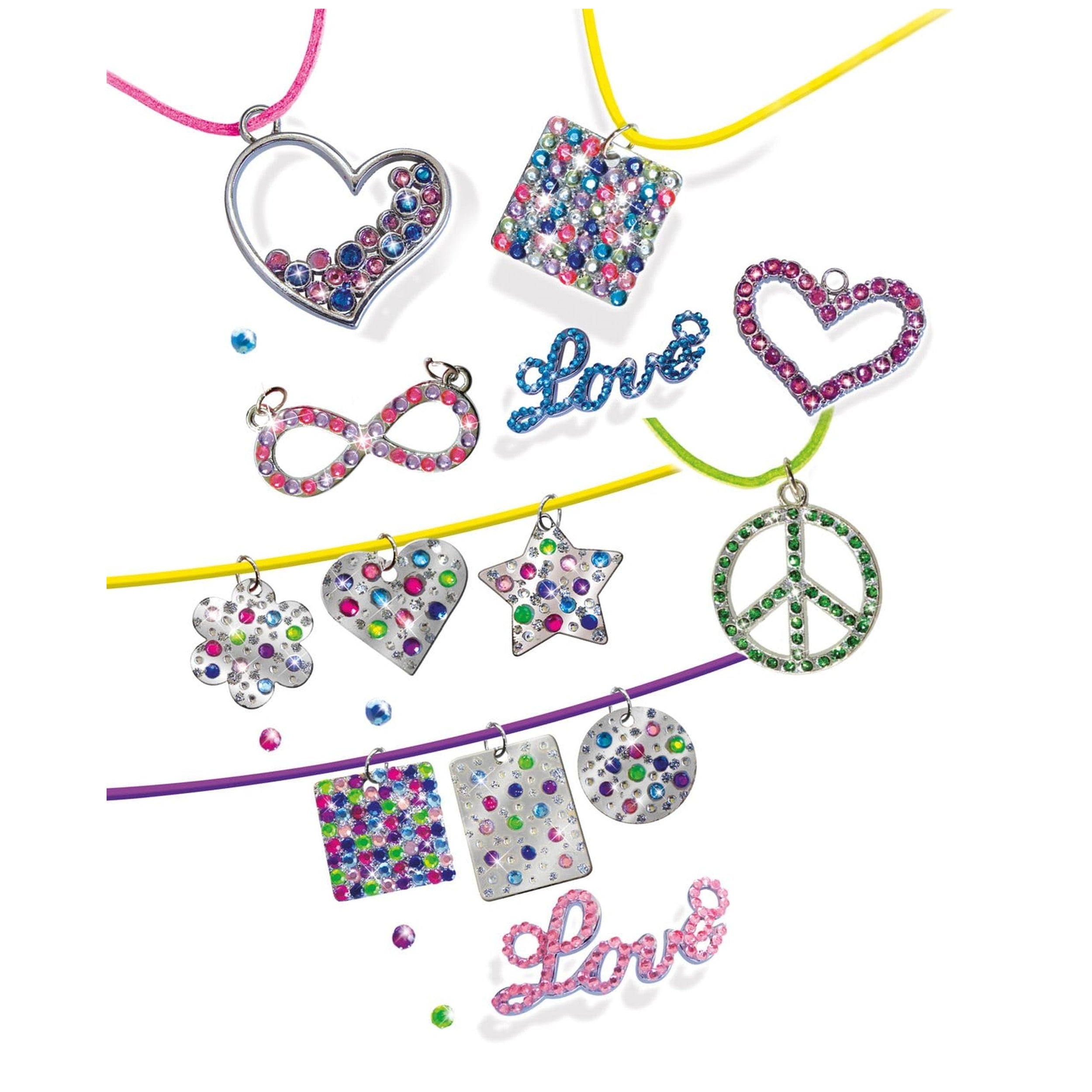 Lena - Metaal Sieraden Kristal Edelsteen Set - Kunst & Ambachten